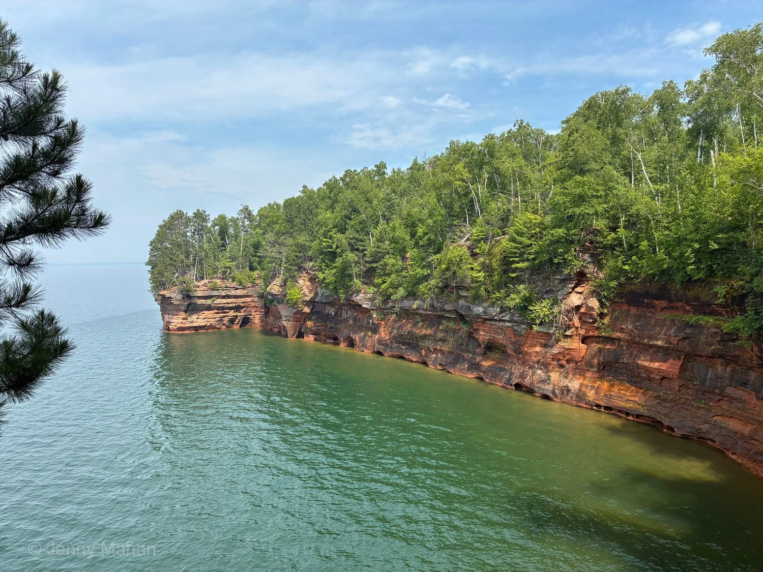 "The Bowl" section of Cliffs, from and overlook on the Lakeshore Trail