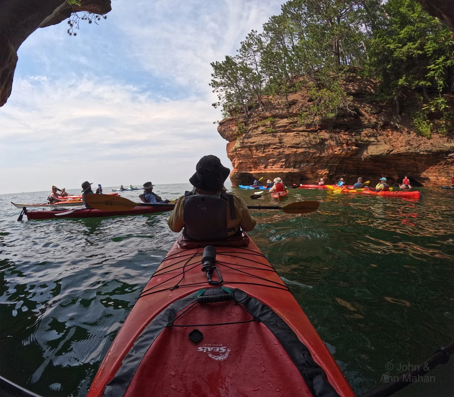 Kayaking at Sea Caves