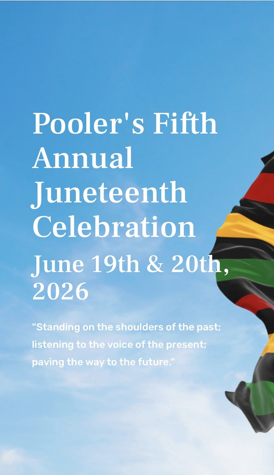 Eric Jones Trio Pooler’s Fifth Annual Juneteenth Celebration