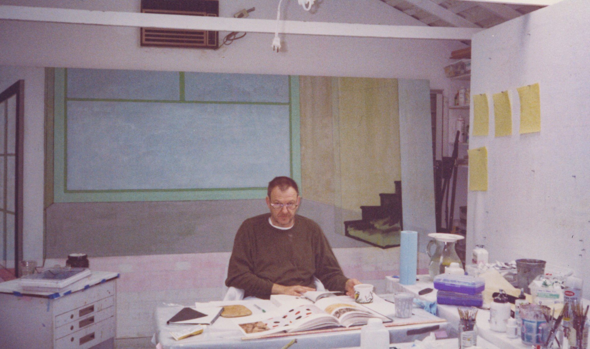 Tom Wudl at home studio