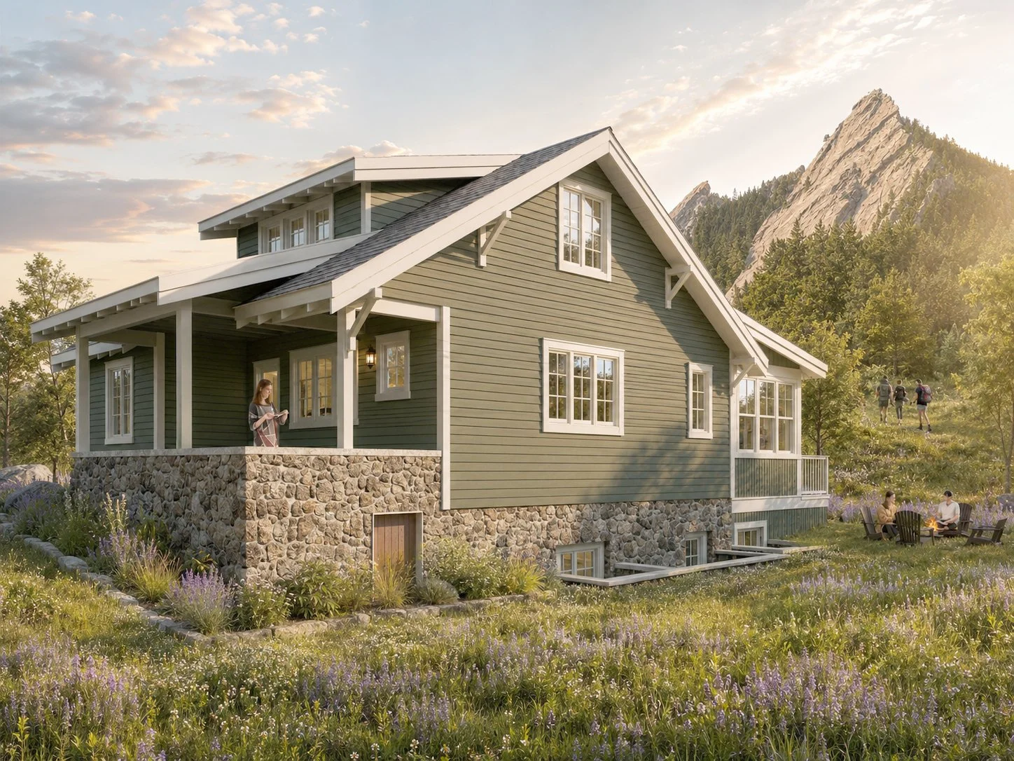 Boulder Bungalow at Chautauqua, historic Craftsman renovation near Chautauqua Park
