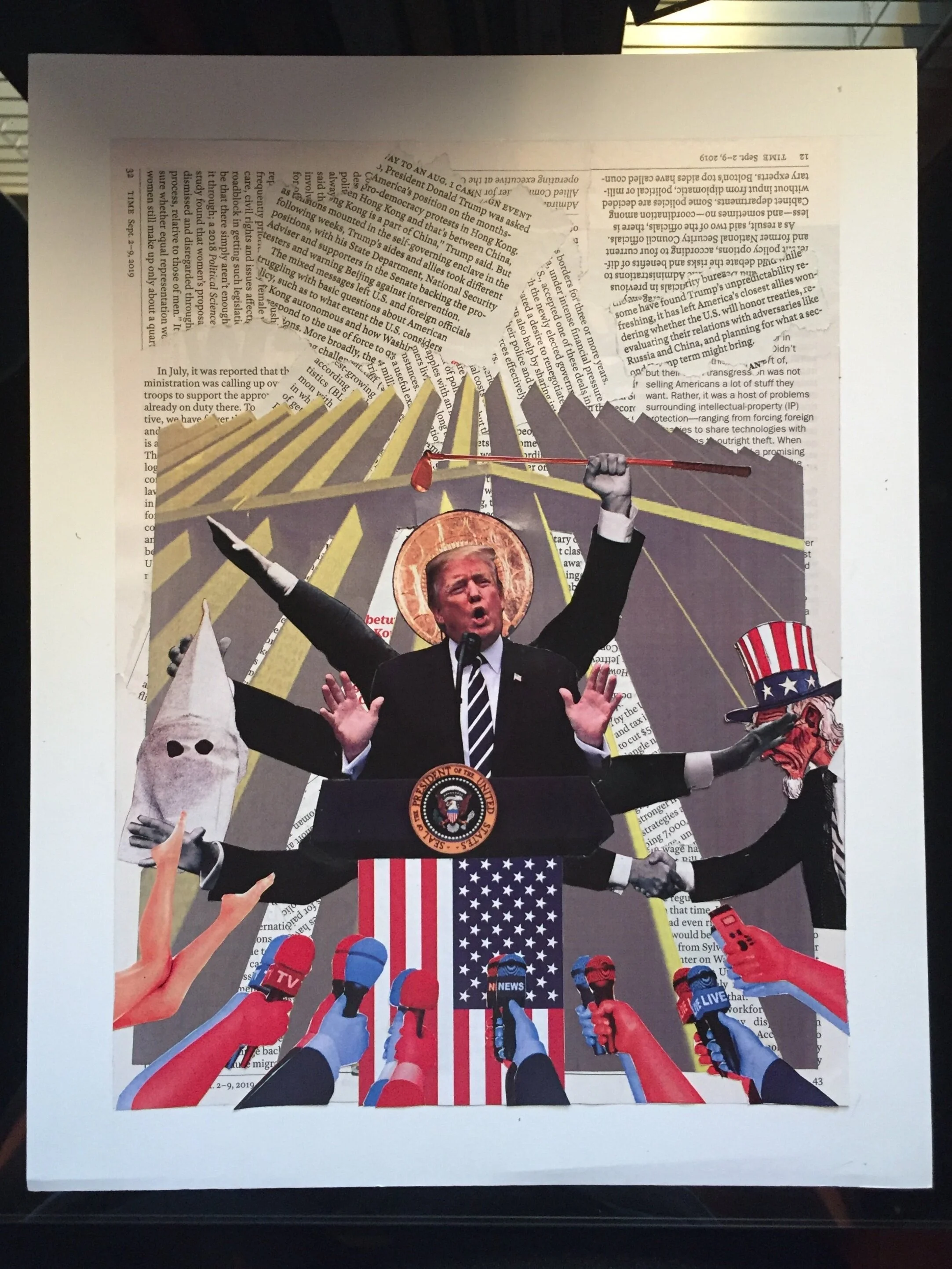 (mixed media collage project)