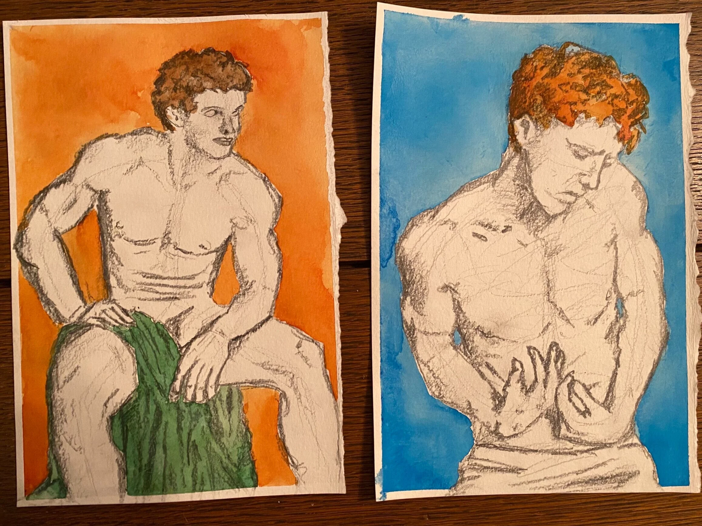 Fine Art Samples (portraiture & figure drawing)