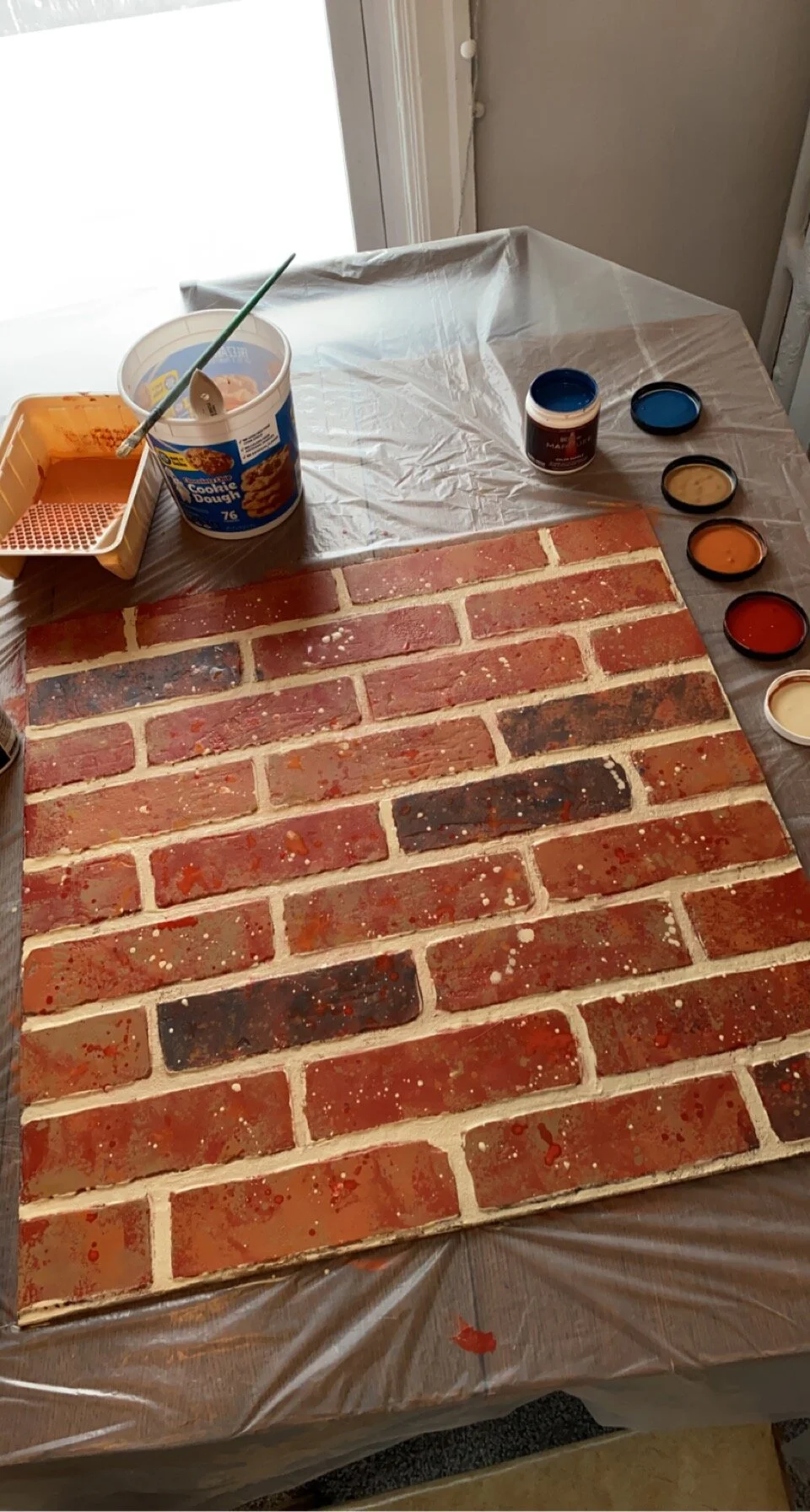 Brick sample (brickboard)