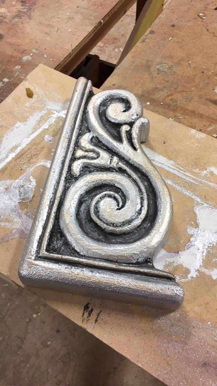 Foam ornamentation - finished