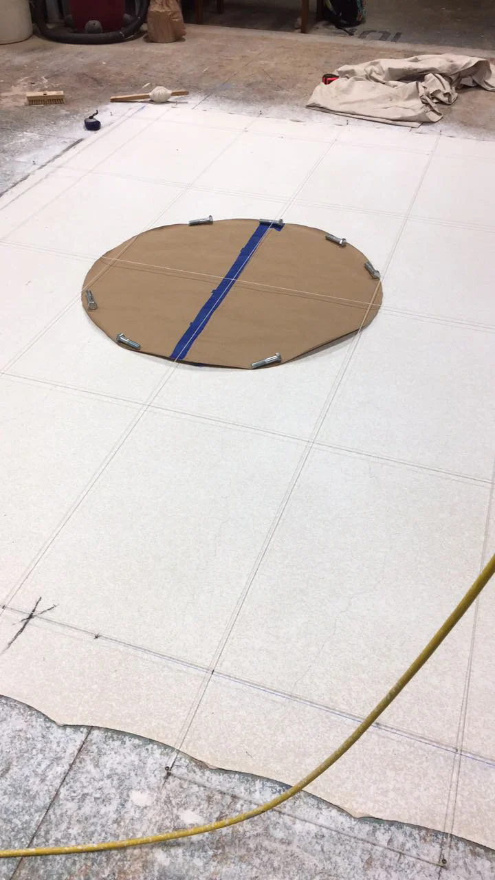 Moon drop - sized and gridded