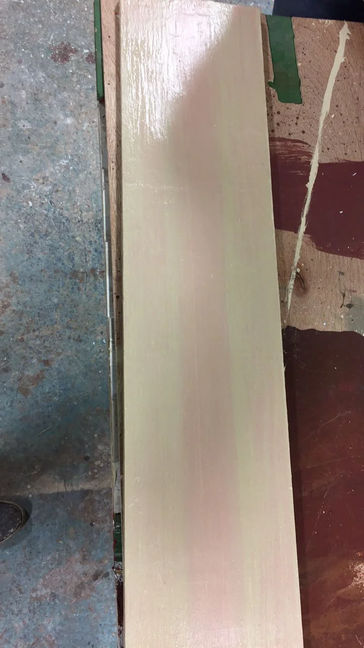 Wood sample - base layer process