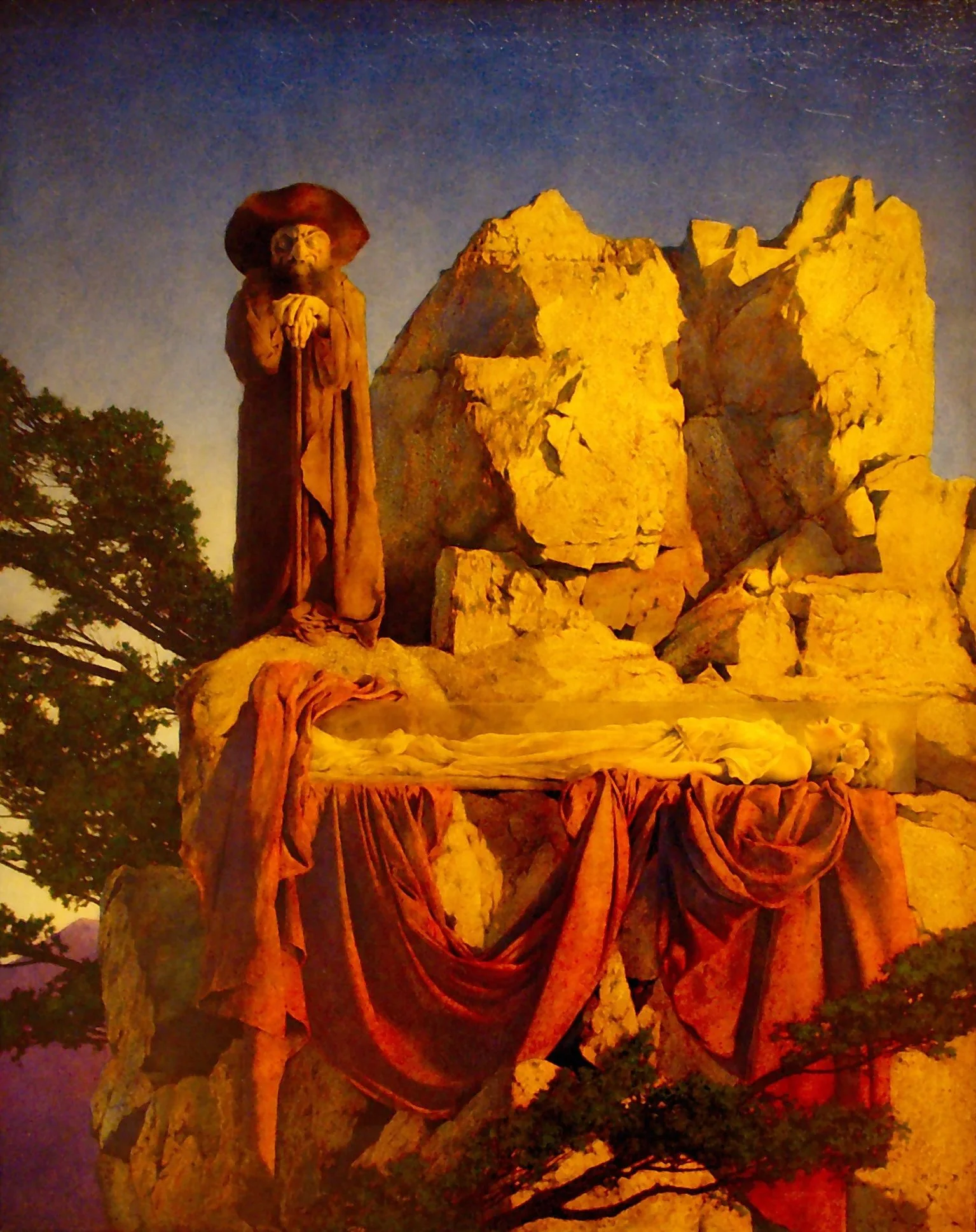 Reference image ("From The Story of Snow White", Maxfield Parrish, 1912)