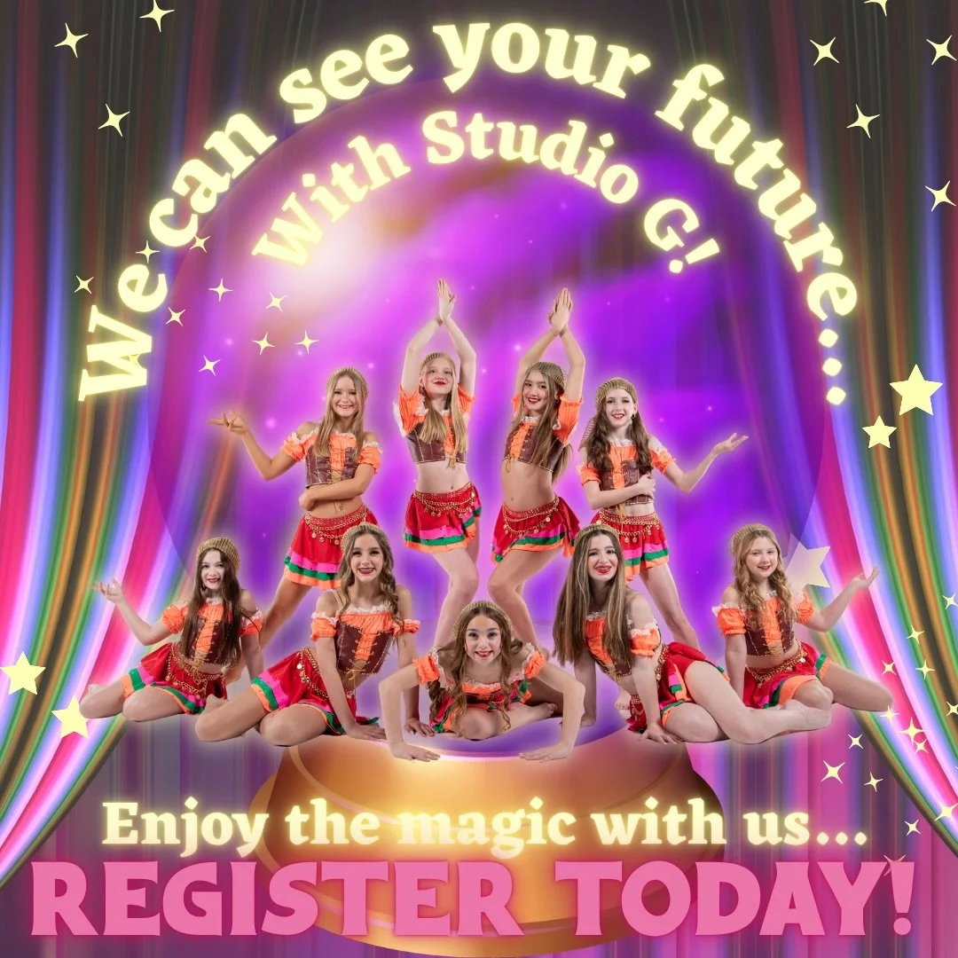 We see DANCE in your future&hellip; ✨🔮

The crystal ball has spoken&hellip; and it looks like a little Studio G magic is headed your way! 🌙⭐️

This fall, step into a world of movement, music, friendship &amp; FUN where every dancer gets their chanc