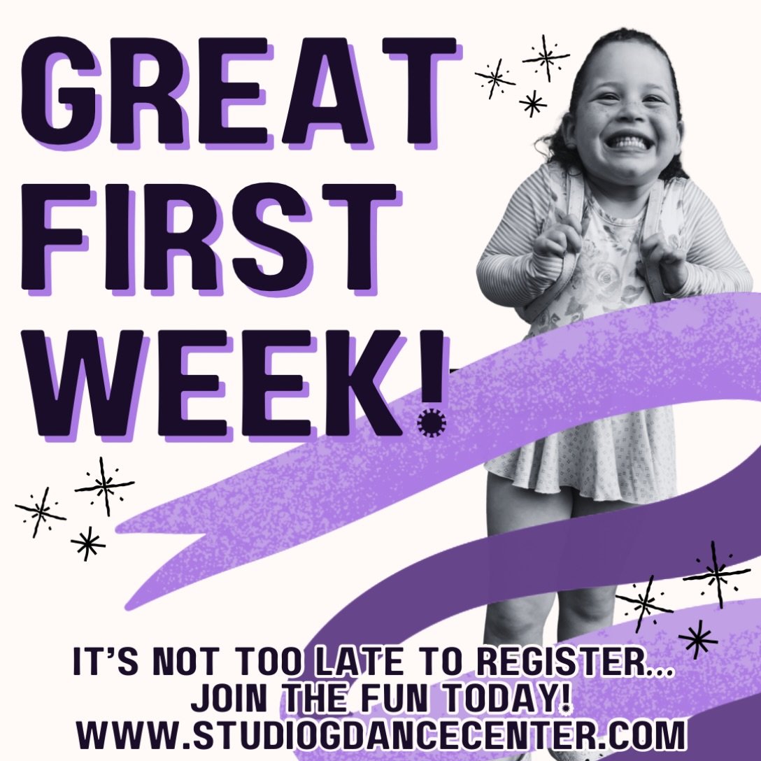 Such a GREAT first week back at Studio G! 💜✨

Our studios are officially buzzing again &mdash; smiling faces, dancing feet, and so much excitement for the season ahead. We loved welcoming our dancers back AND meeting so many new faces this week!

Mi
