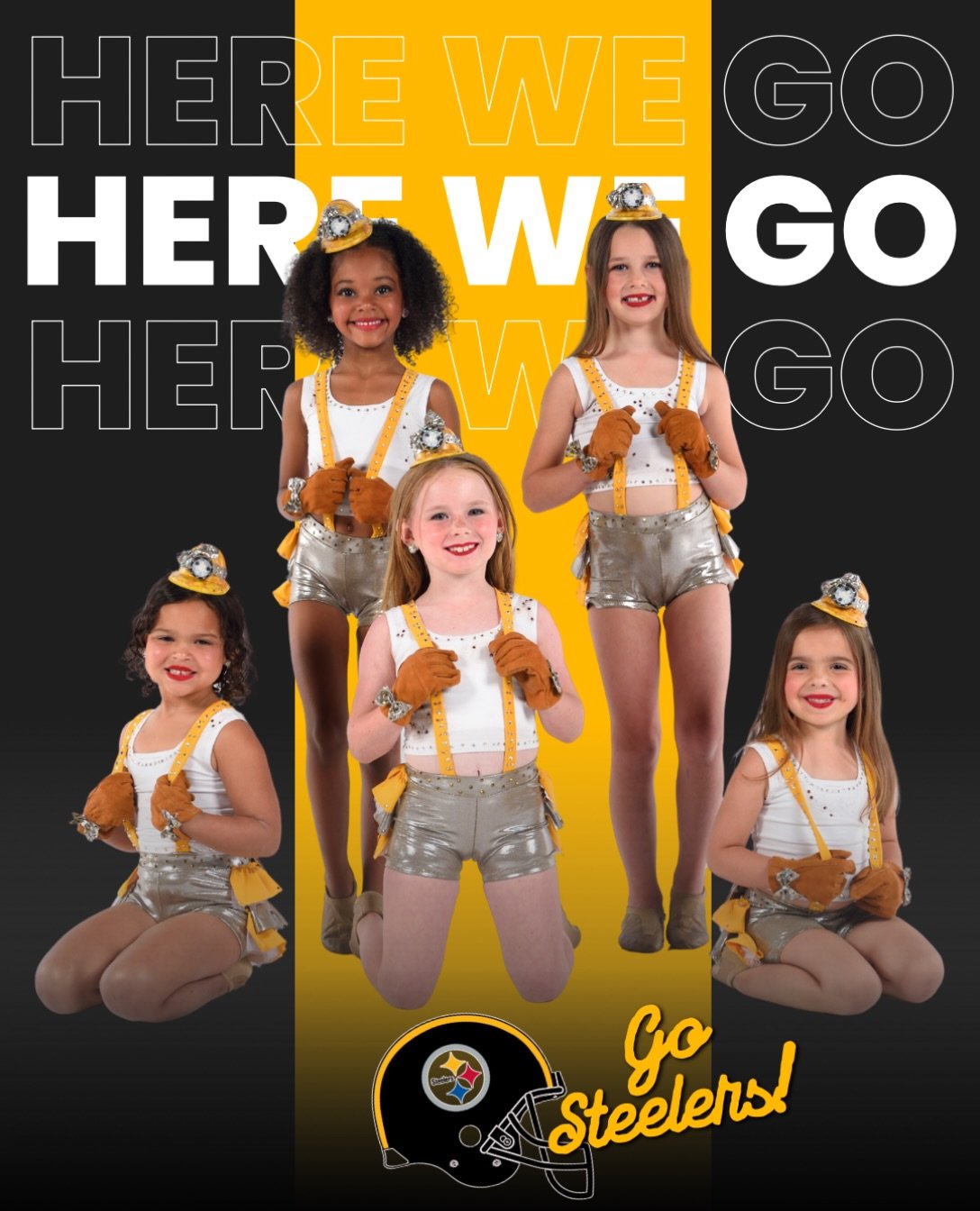 HERE WE GO! 🖤💛🏈✨ 

Our dancers are bringing that Pittsburgh pride! There&rsquo;s nothing like black &amp; gold season in the &rsquo;Burgh! 🖤💛

And just like the Steelers season, our dance season is officially underway! 💃 Registration is STILL O