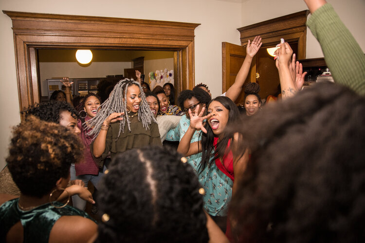 Inside Dear Black Women Affirmation events.