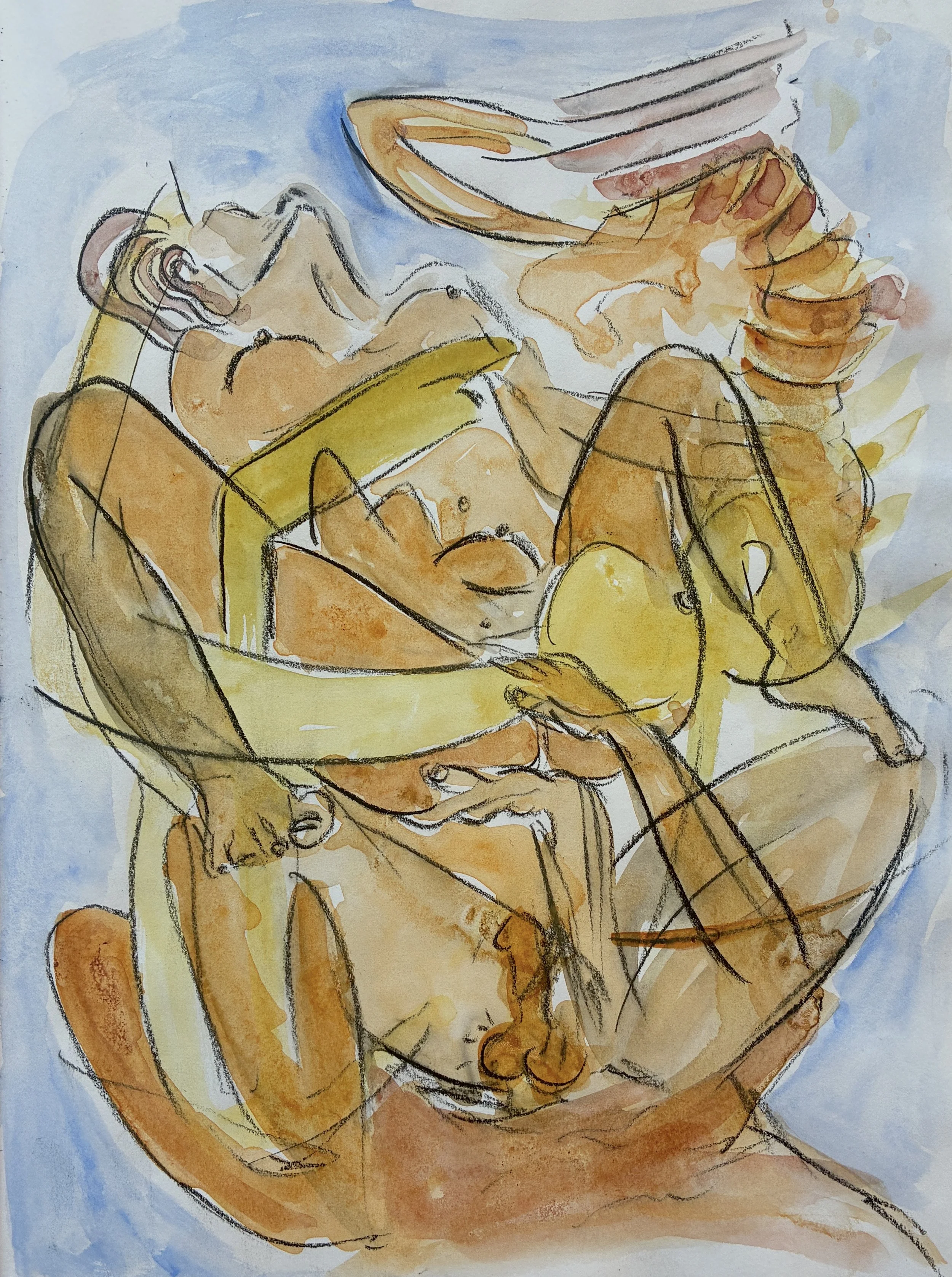 Polyrhythmia, 2026
Watercolor / paper
28 x 21 cm