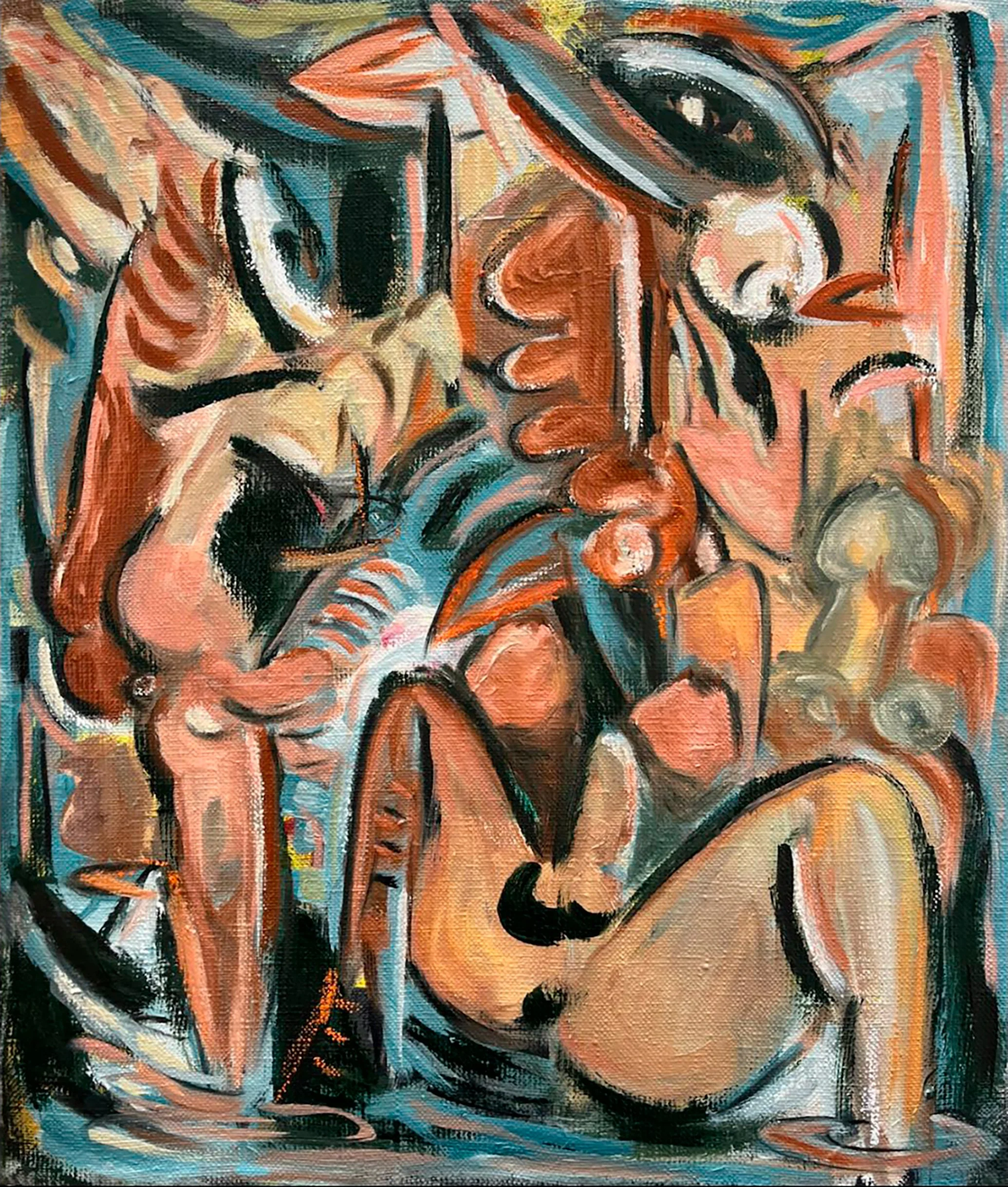 Aphroditus, 2024 Oil in linen 35 x 30 cm