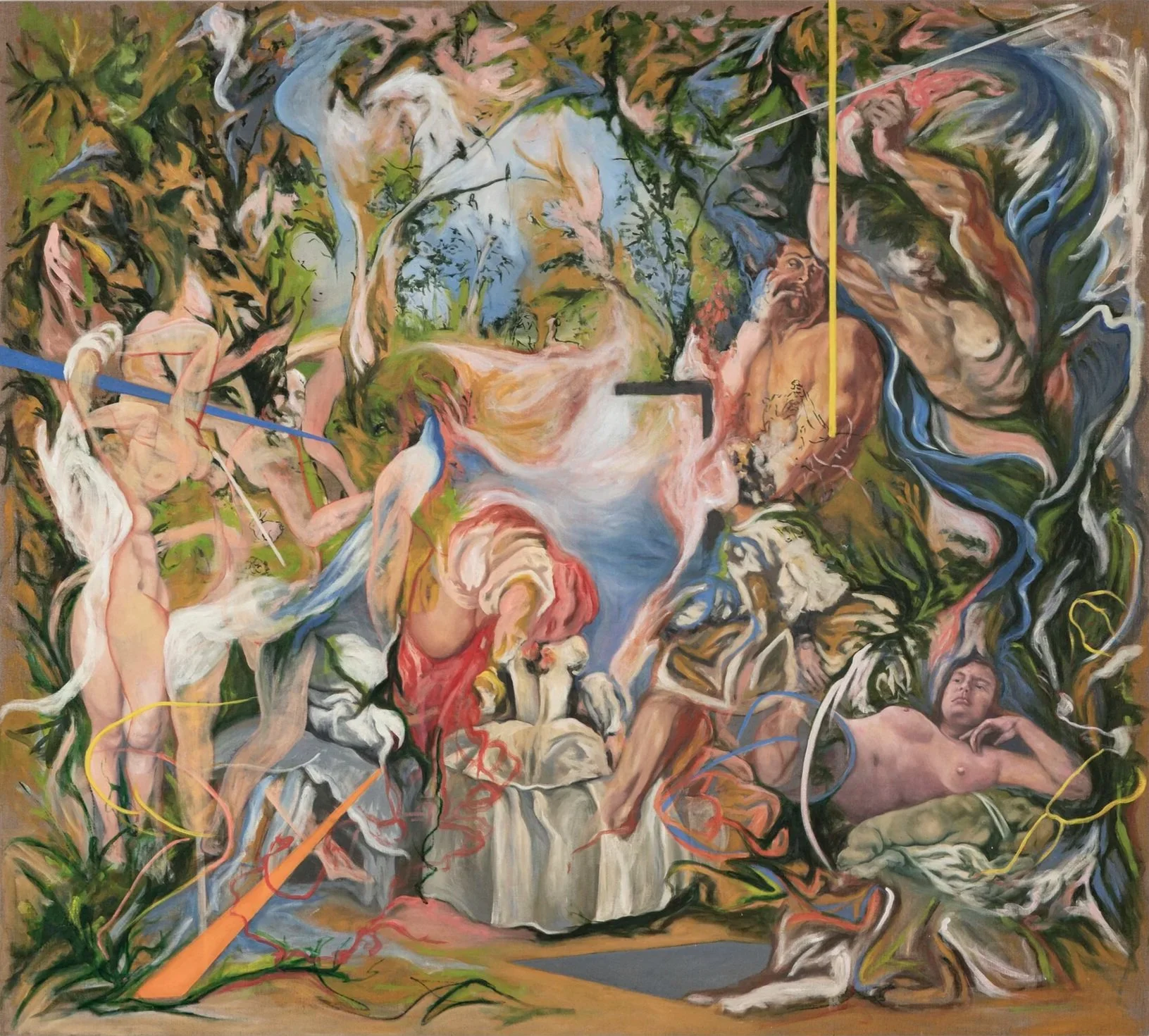 Evocación Barroca, 2020 / Oil linen 180 x 200 cm