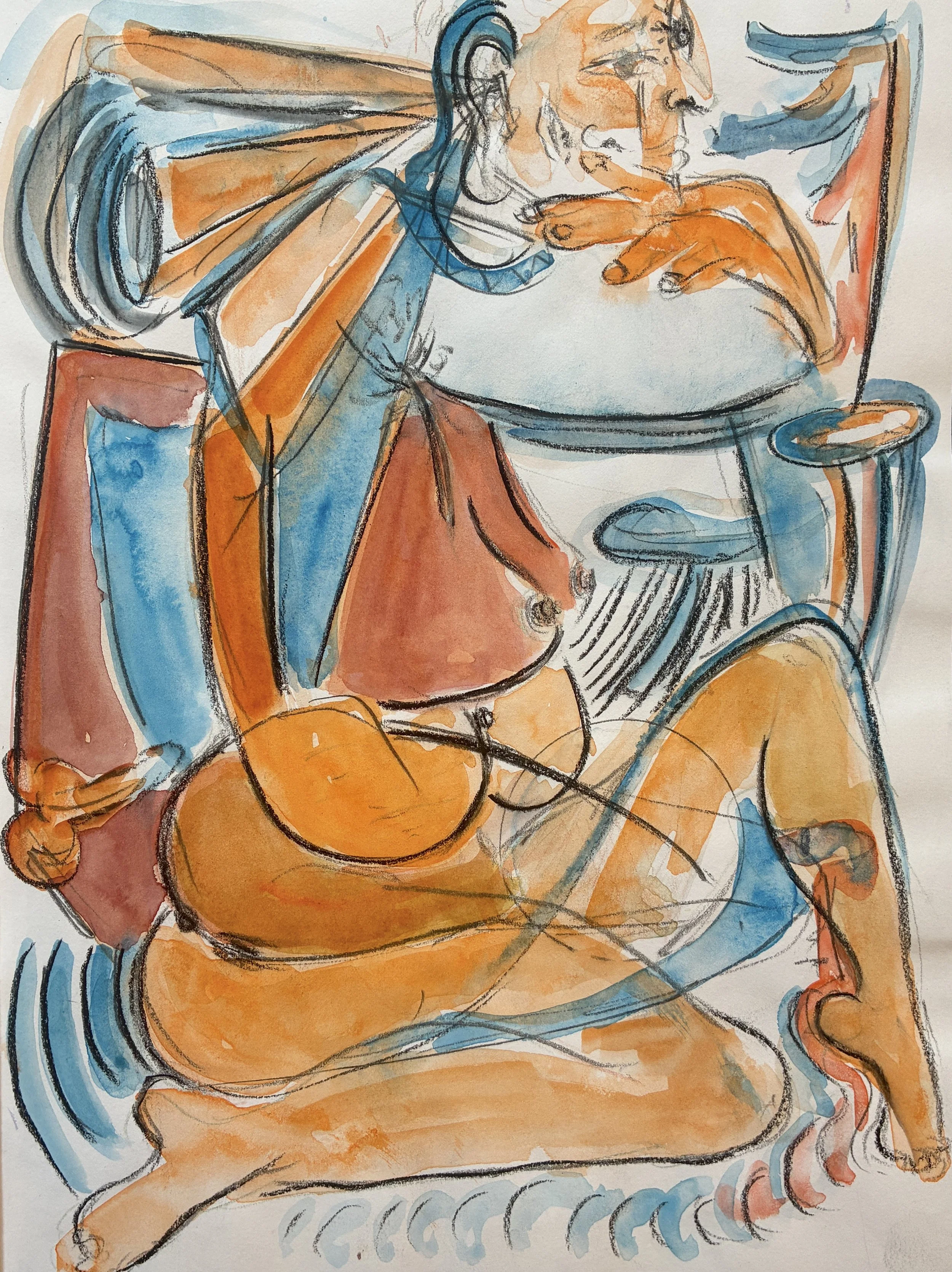 Overtone, 2026
Watercolor / paper
28 x 21 cm