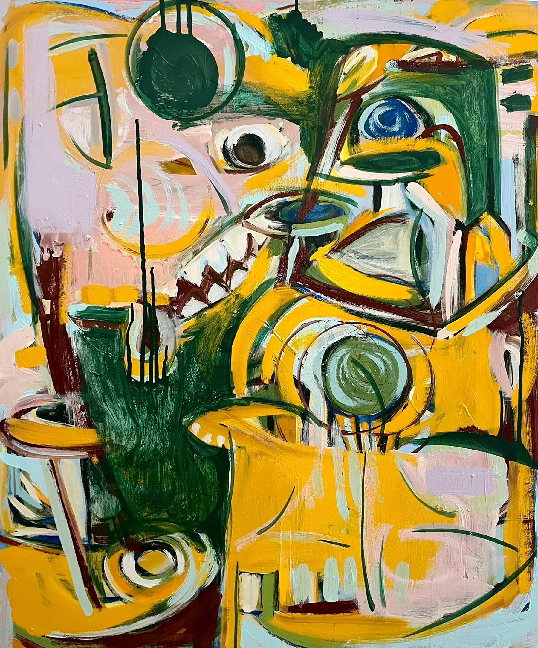 Transe, 2024 Oil in linen 70 x 60 cm