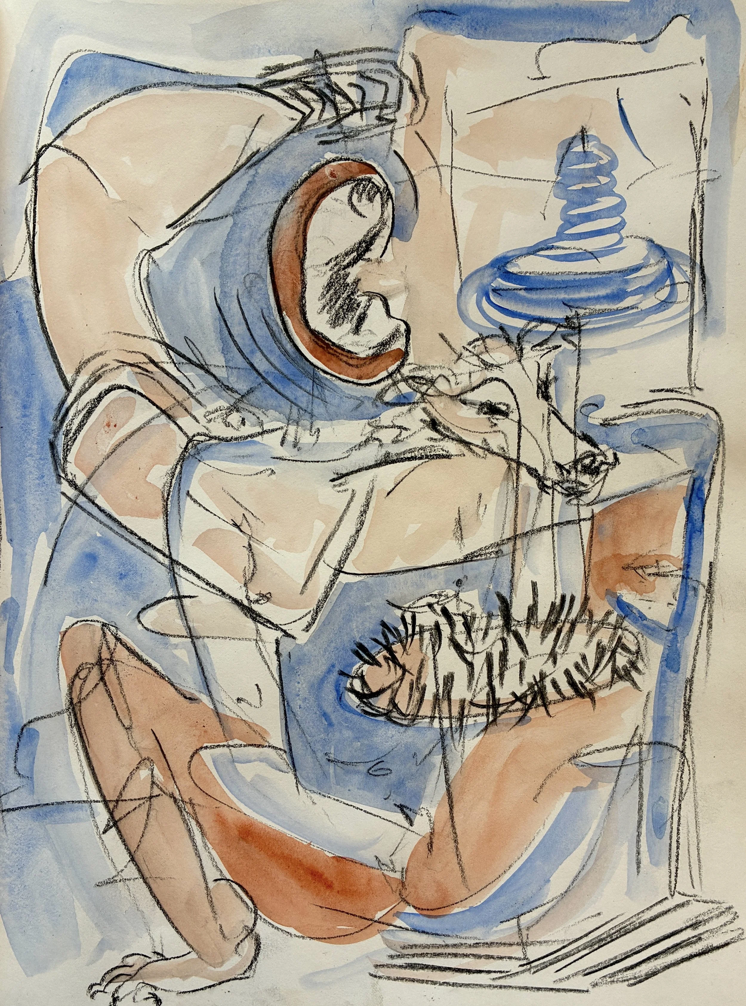 Corpo Sonoro, 2026
Watercolor / paper
28 x 21 cm