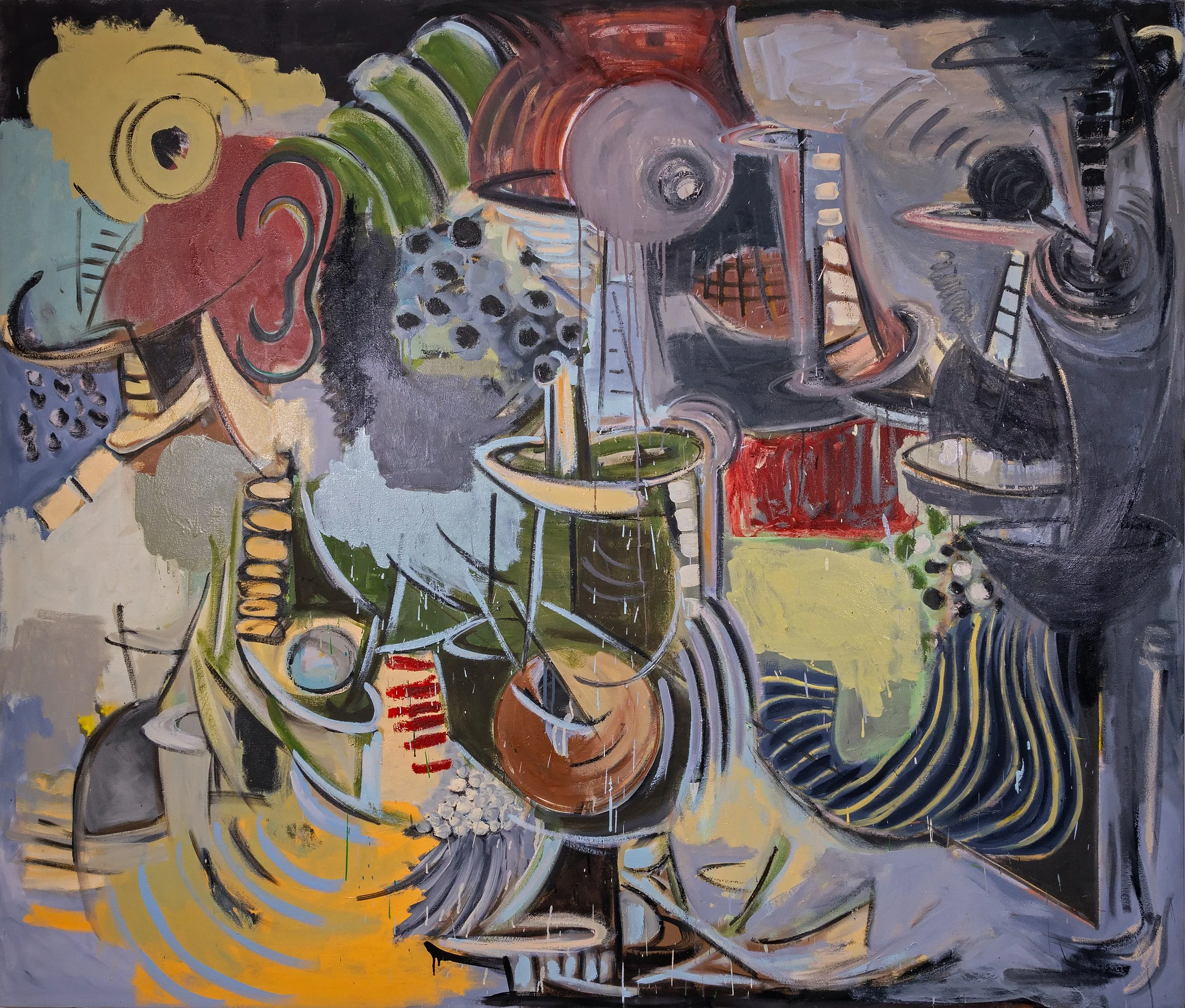 Dissonance, 2024
Oil/linen
180 x 200 cm