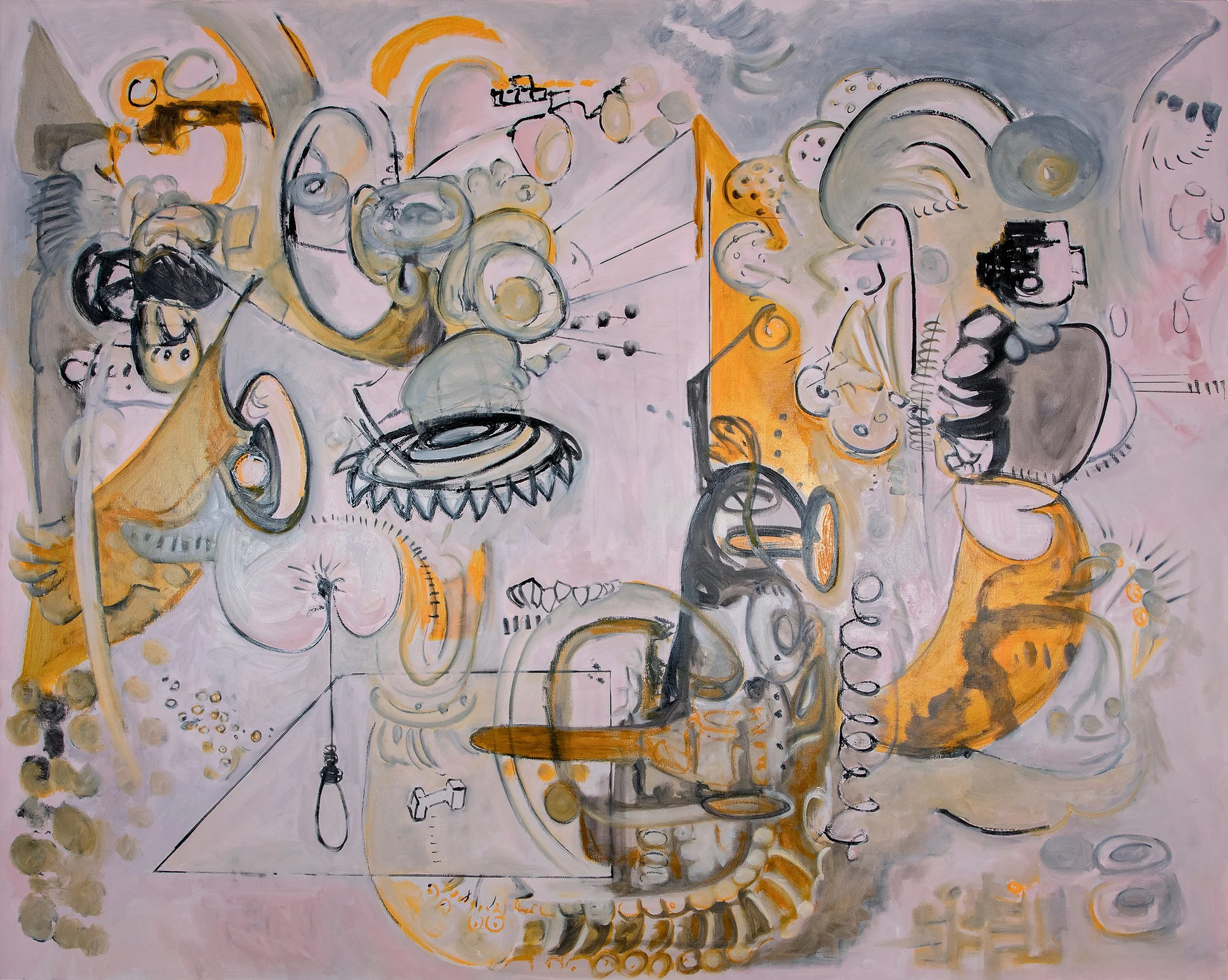 Pink#1, 2023
Oil in linen 1.90 x 2.40 m