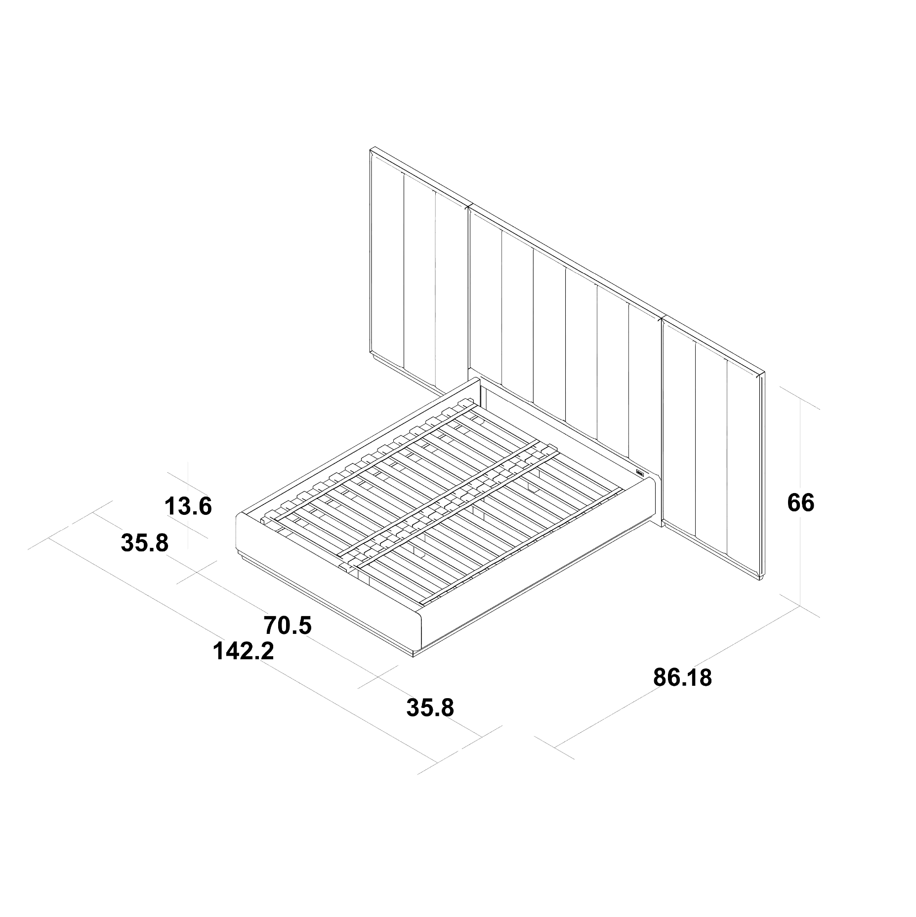 Colonna Wall Bed 003 (King) — Casa Ispirata