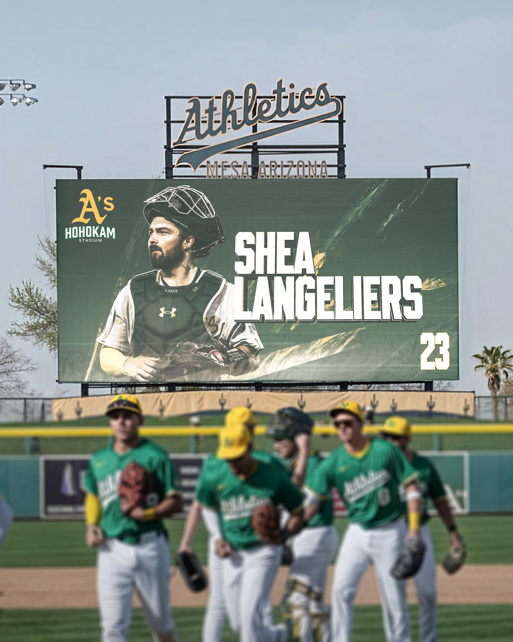 Athletics Spring Training Visual Identity