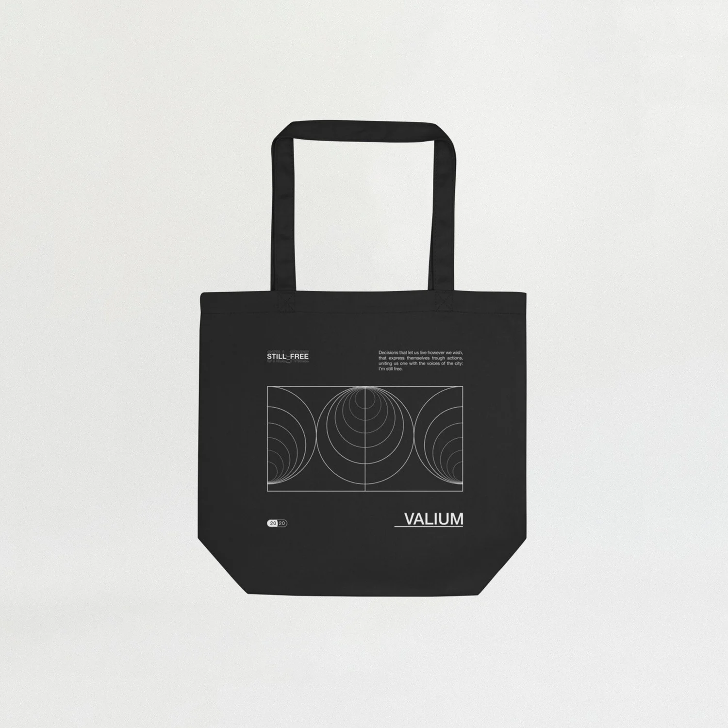 Minimal Tote Bag — VALIUM | Exclusive Streetwear Made in California Minimal Tote Bag — VALIUM | Exclusive Streetwear Made in California