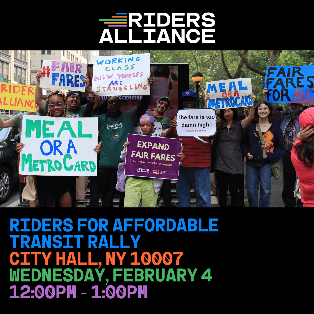 Riders for Affordable Transit Rally @ City Hall