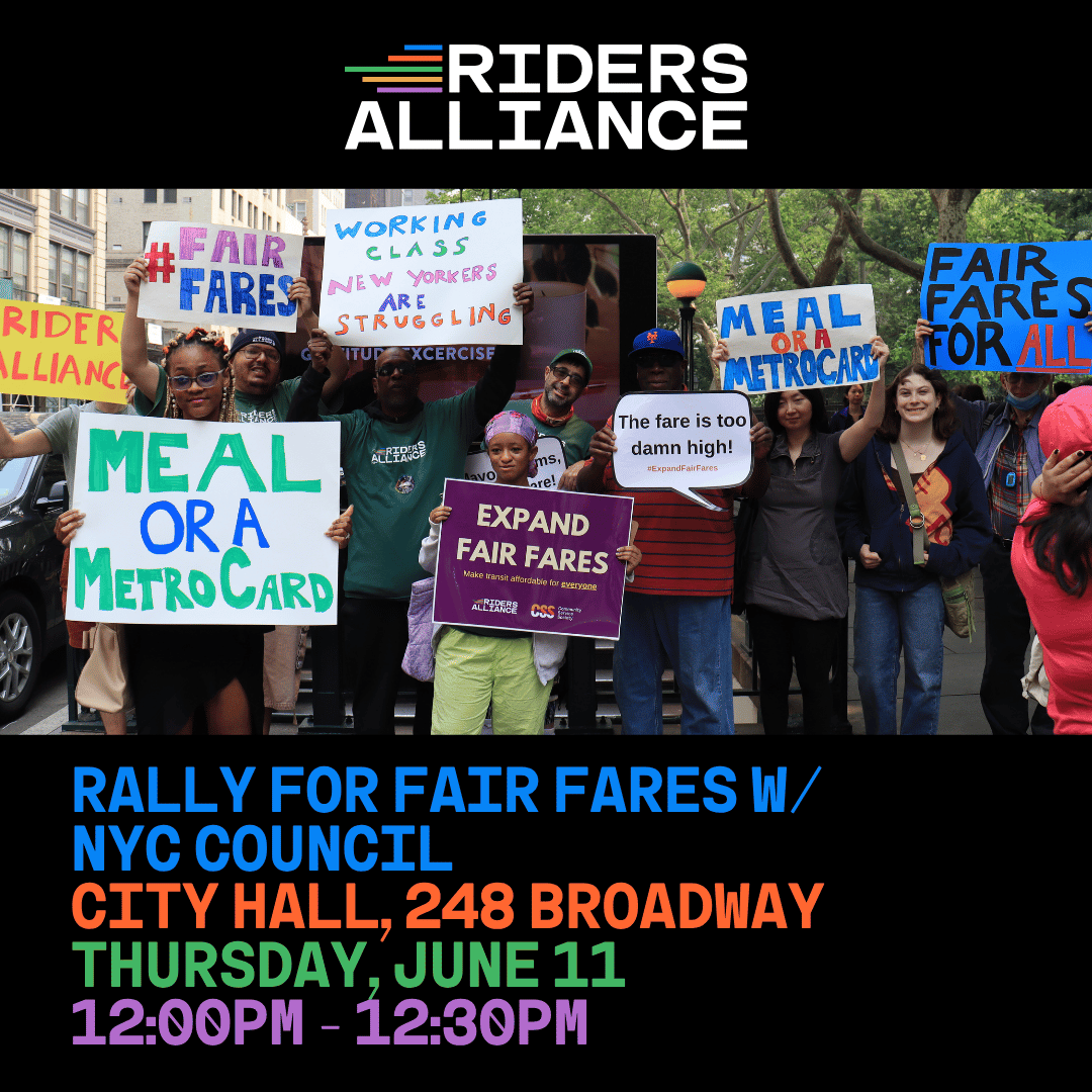 Rally for Fair Fares @ City Hall