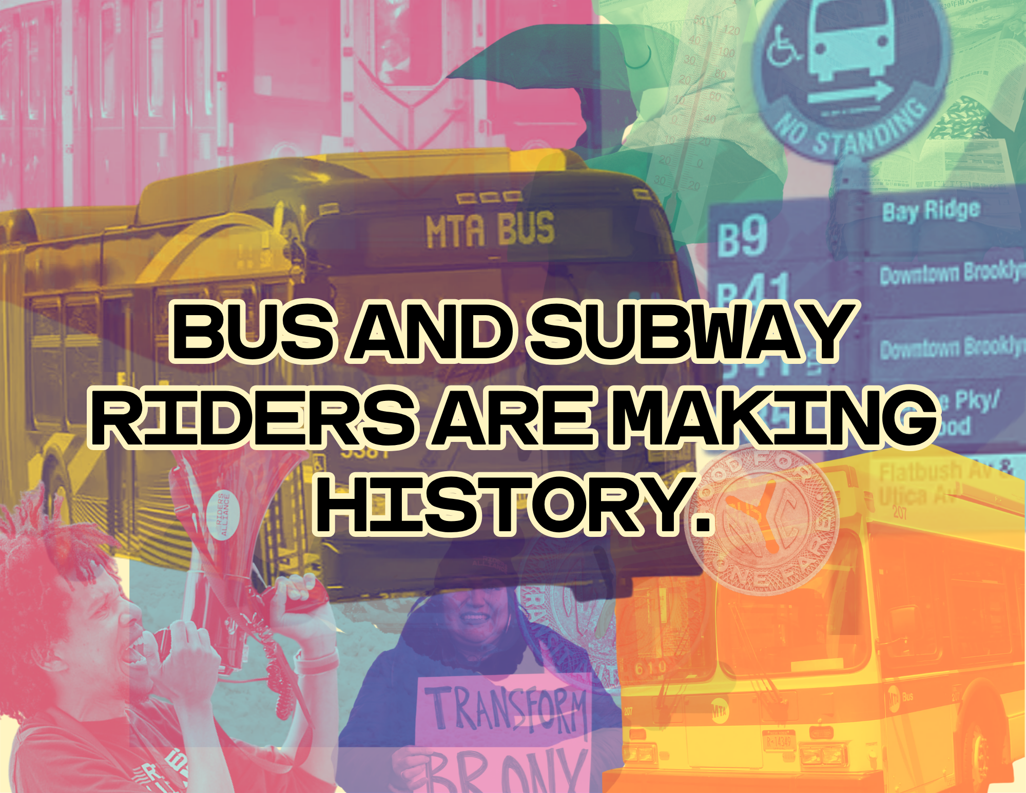 Cover artwork for Riders Alliance community zine summer 2026