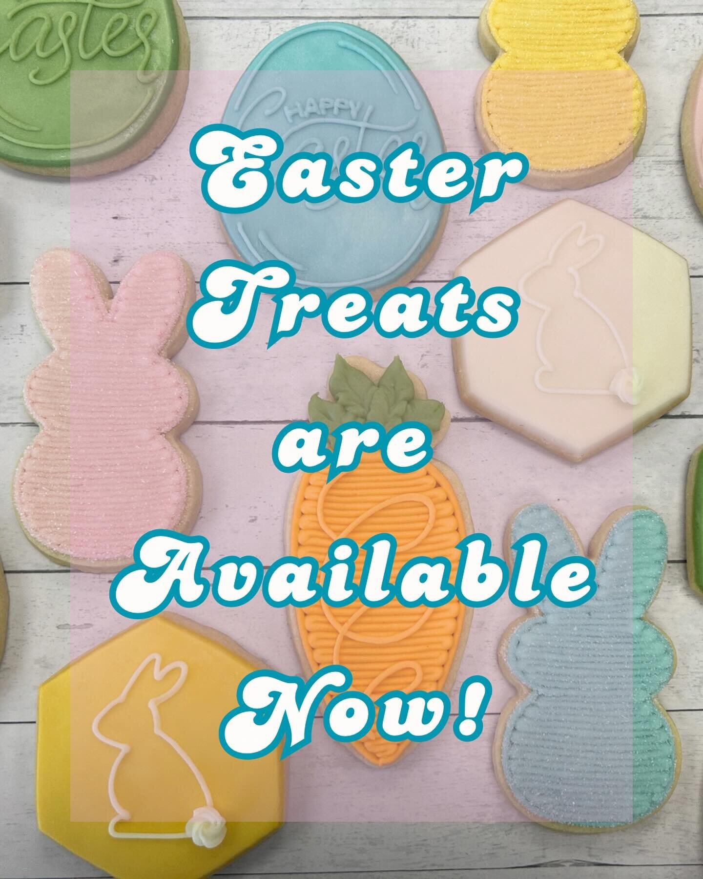 And just like that, Easter was around the corner! 🐇🥕 Our Easter treats are available now on our website(link in our stories)! 

Keep in mind the shop will be closed on Easter Sunday (March 31st), so all treats will be available for pick up the Frid