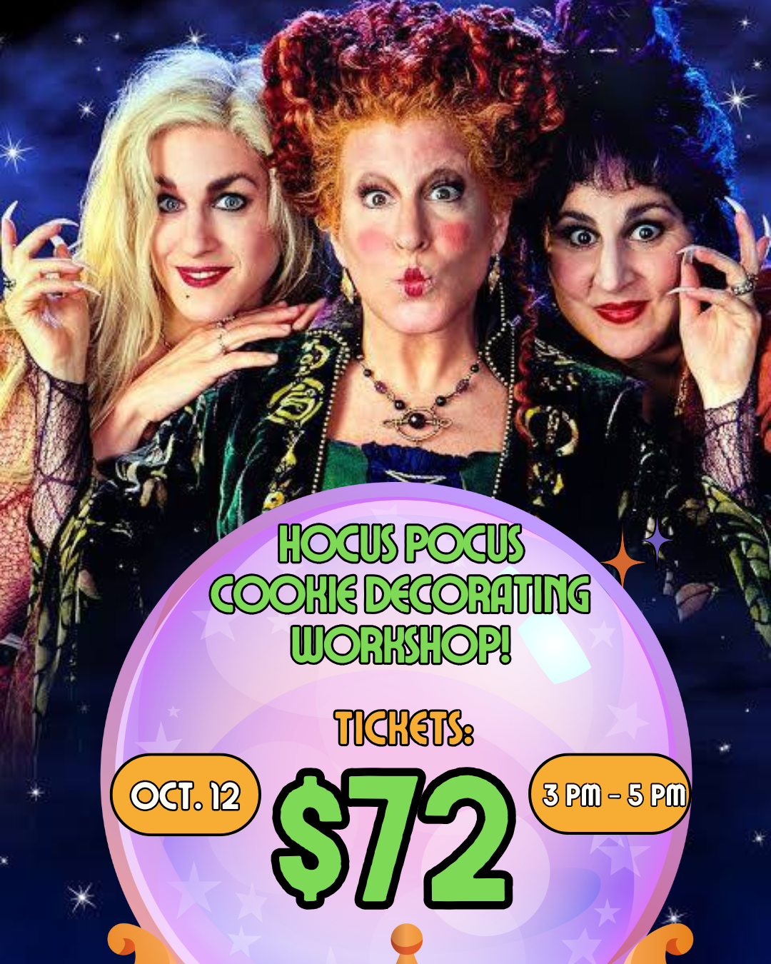 Hocus Pocus Cookie decorating and Movie Night.