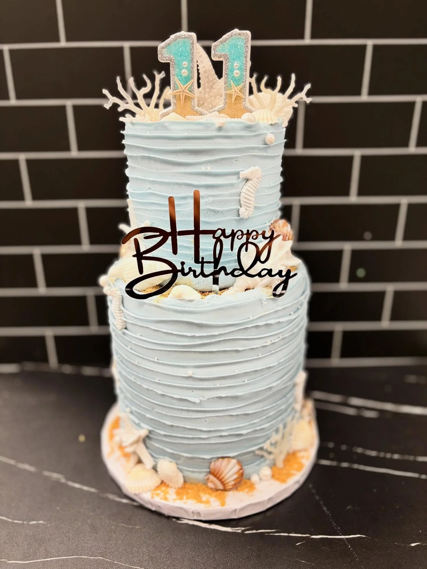 This customer has three kids, who all have the SAME birthday!! (And they&rsquo;re not triplets ‼️) Talk about a party! They come in with some of the coolest cake ideas and decor for us to use every year and we&rsquo;re always excited to see it!