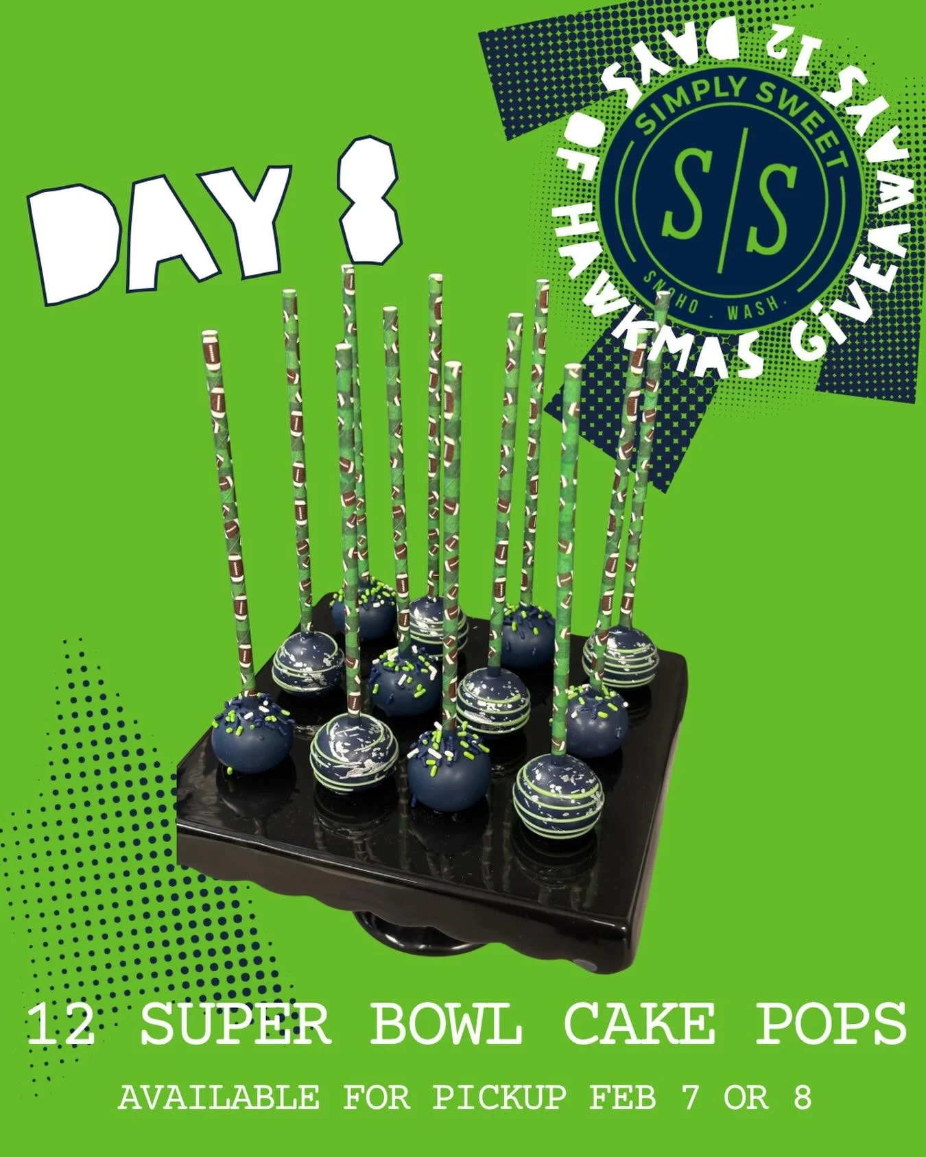 Can you believe we&rsquo;re only FOUR days away from game day!!? Time to start prepping your snack menu and good luck rituals. Speaking of which,

&ldquo;What are your game day superstitions?&rdquo;

For day  8 of Hawkmas, you can enter to win 12 Sup