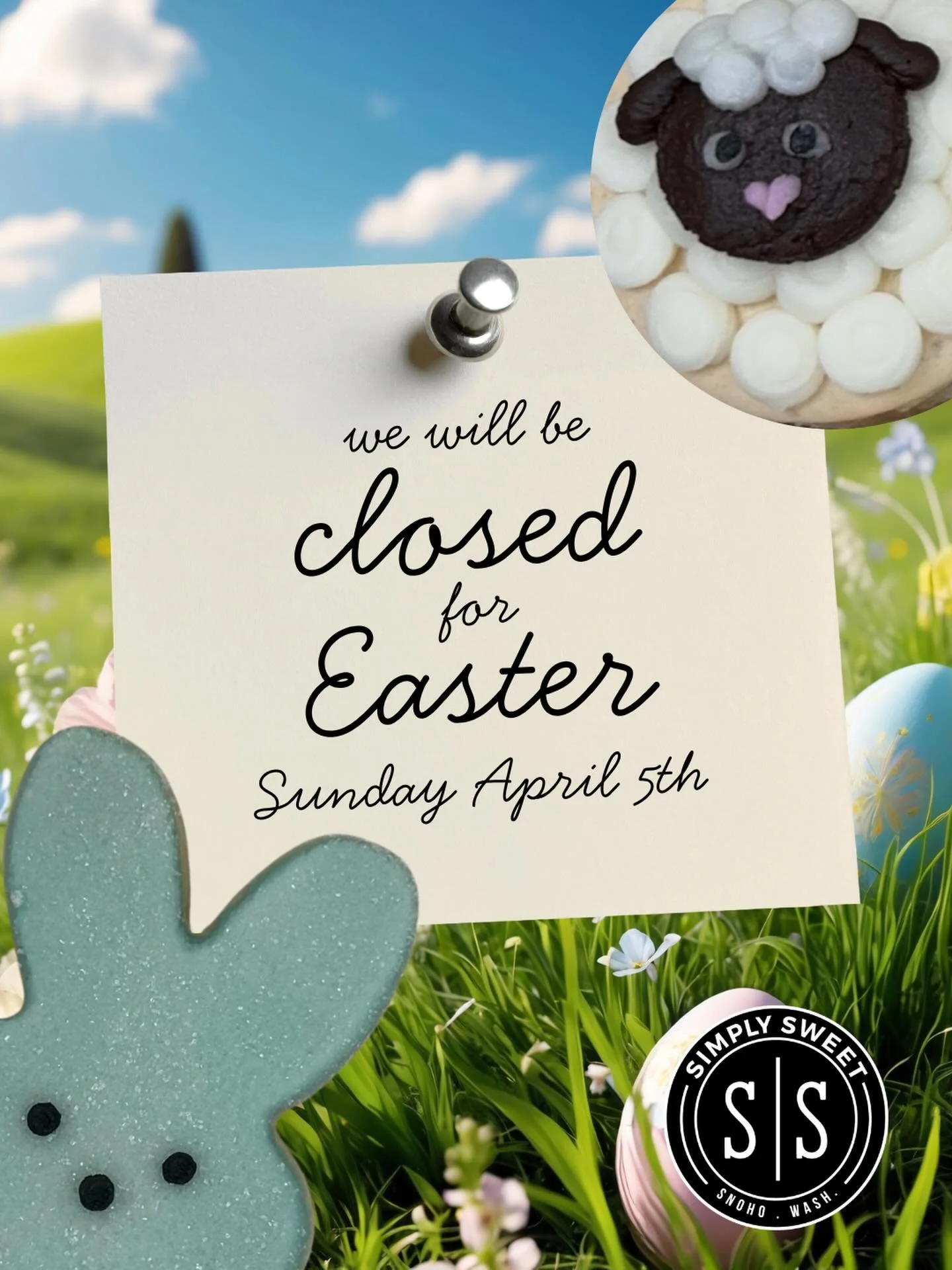 Easter treats will be available in shop this week while supplies last! 🐰🐑