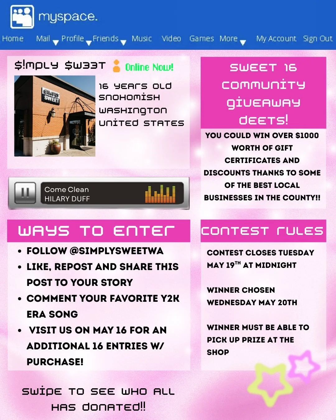 YOU GUYS!!!!!! The only thing more incredible than this giveaway is all of the INCREDIBLE people who made it possible 😭👏🏾 THANK YOU. See all of the amazing local businesses who helped us celebrate (and alllllllll the cool stuff you could win) belo