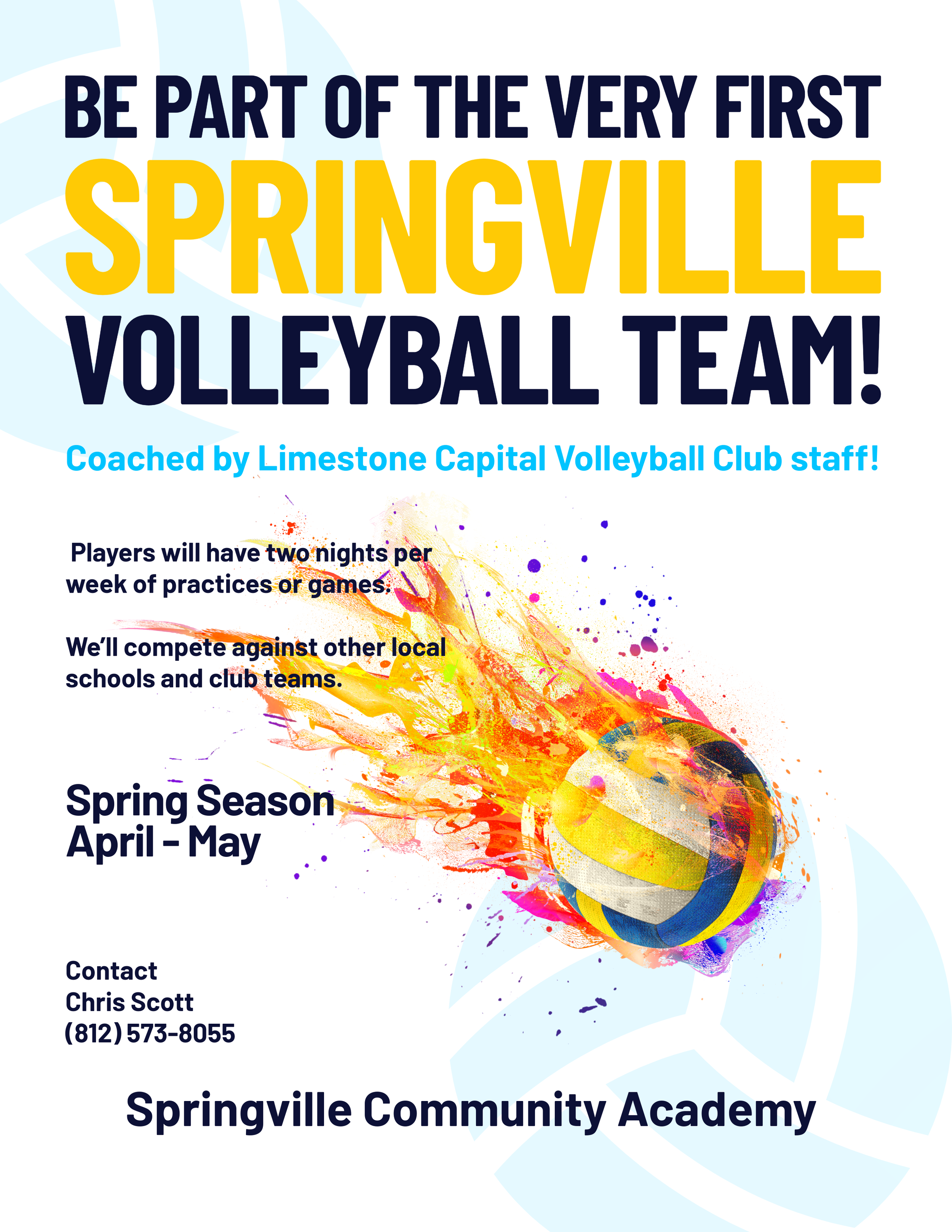 🏐 SCA VOLLEYBALL — IT’S OUR TIME!