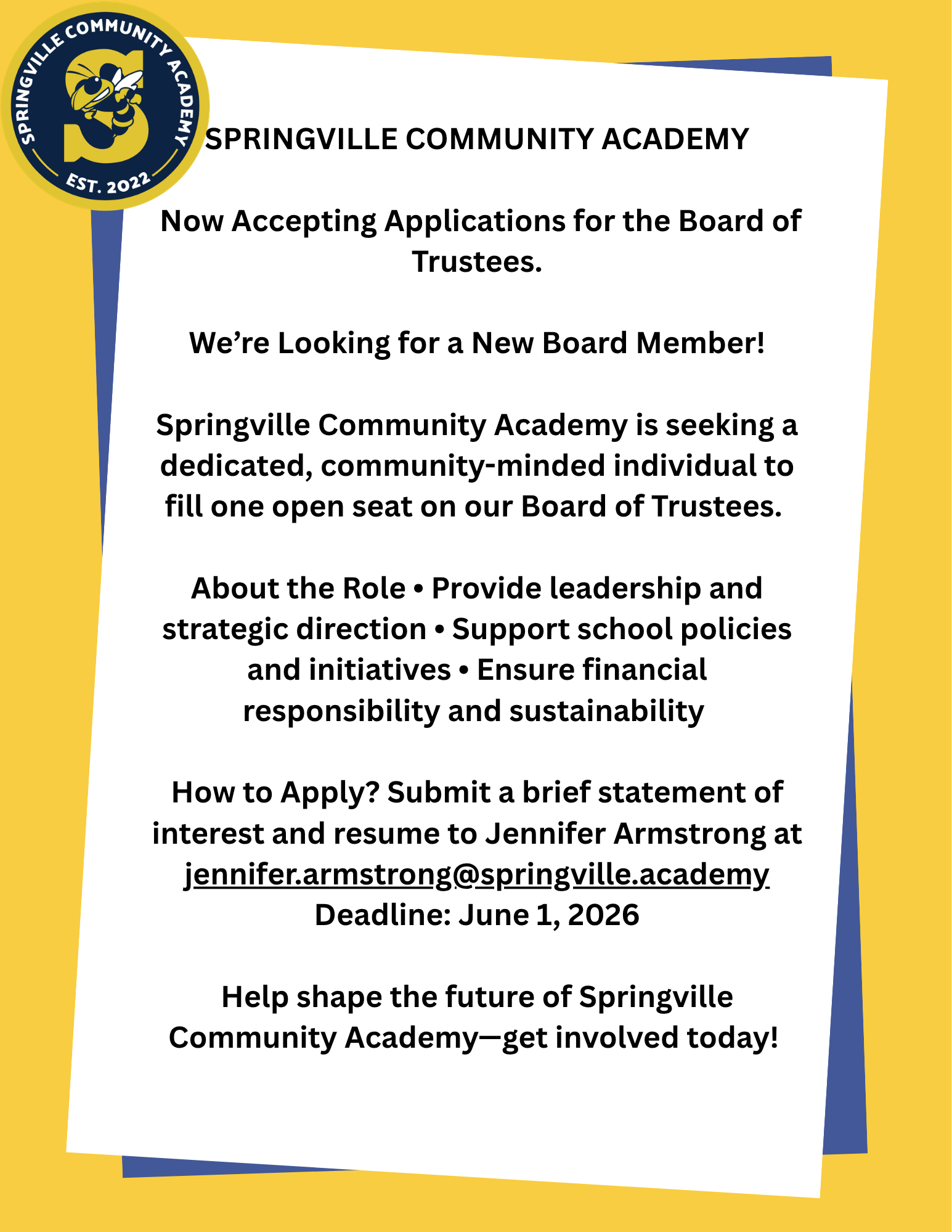 Board Member Position
