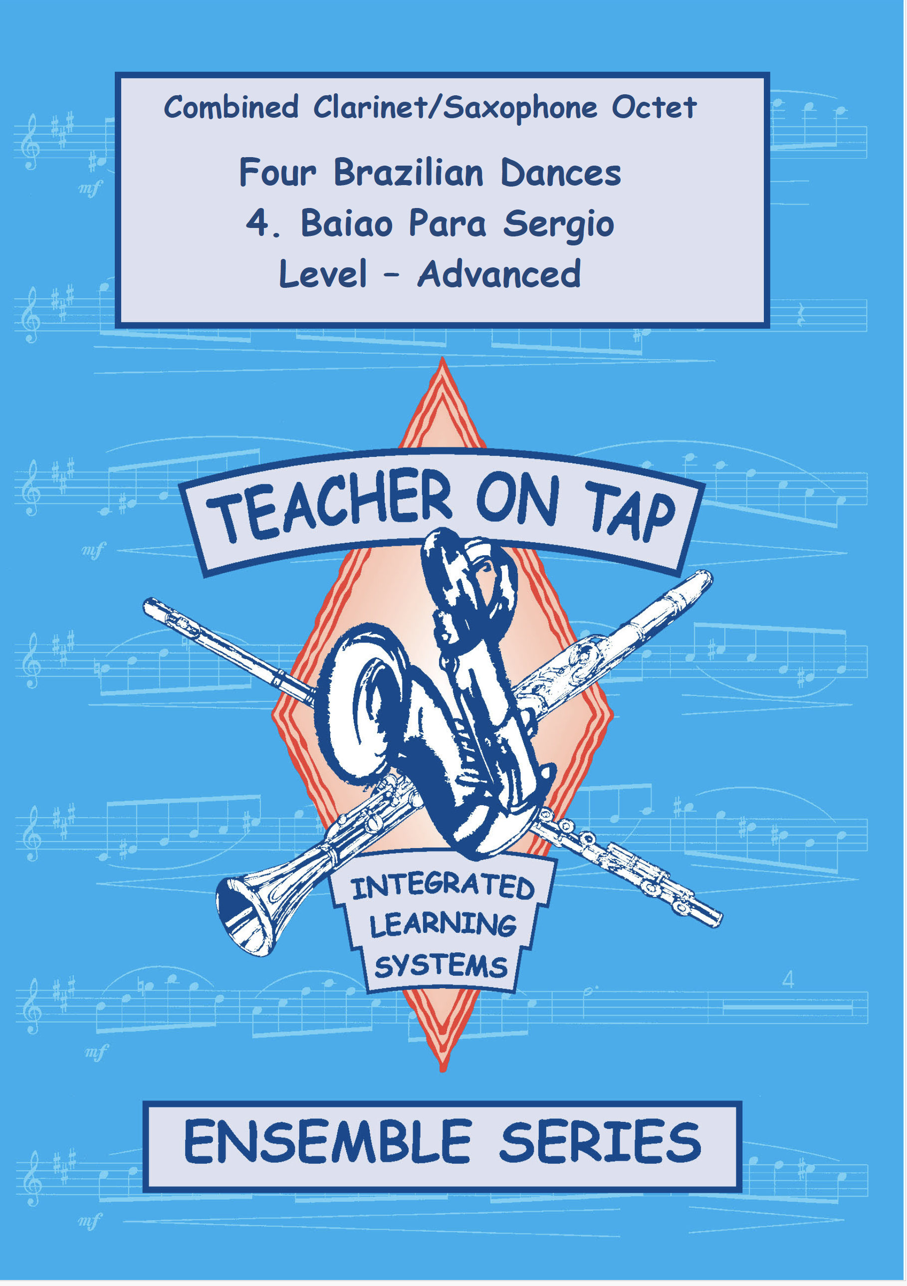 Combined Clarinet/Saxophone Octet "Choro Lindo" from Four Brazilian Dances