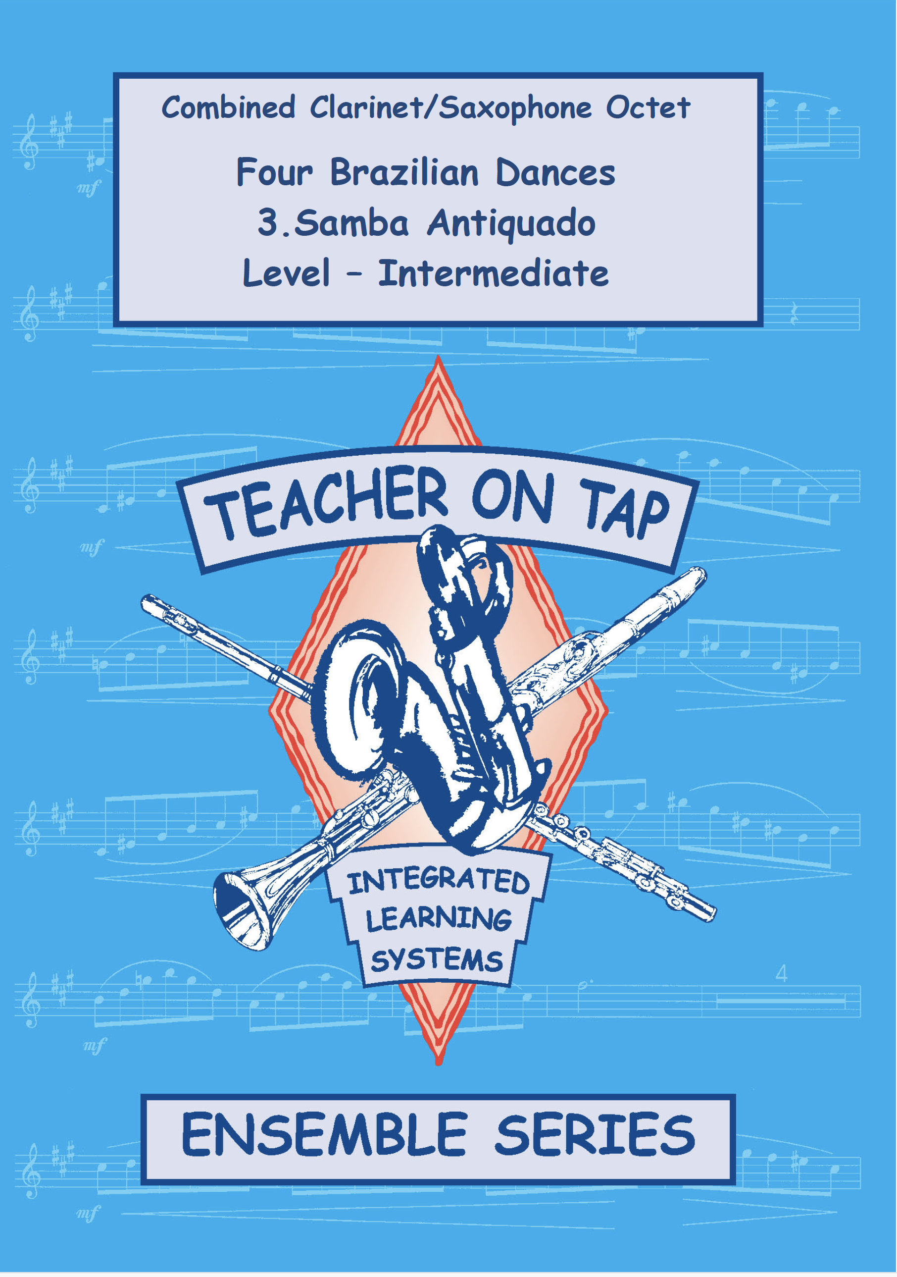 Combined Clarinet/Saxophone Octet "Samba Antiquado" from Four Brazilian Dances