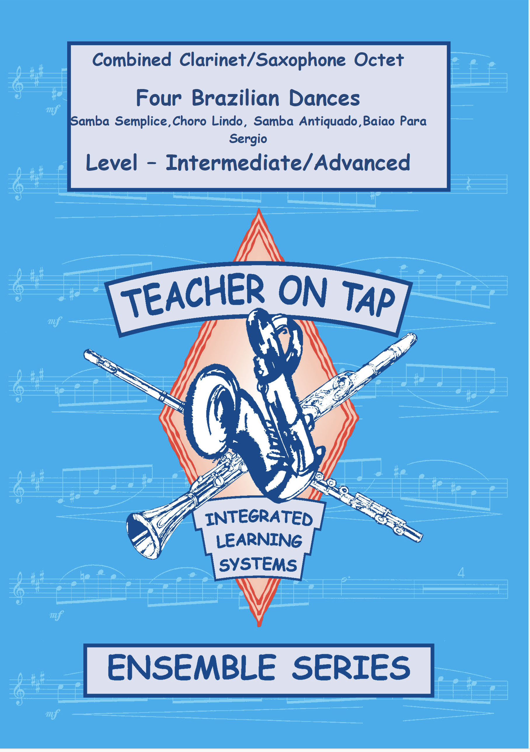 Combined Clarinet/Saxophone Octet - Four Brazilian Dances