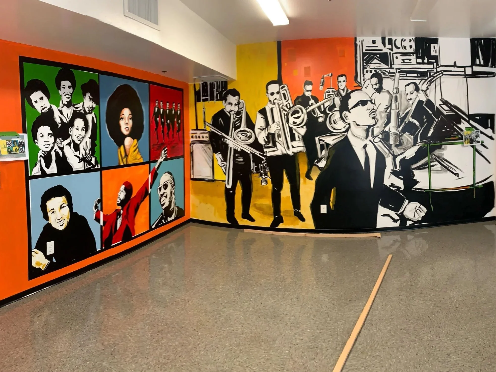 Berry Gordy Global Music Box: Marcus Garvey Elementary School, Baldwin Heights, CA