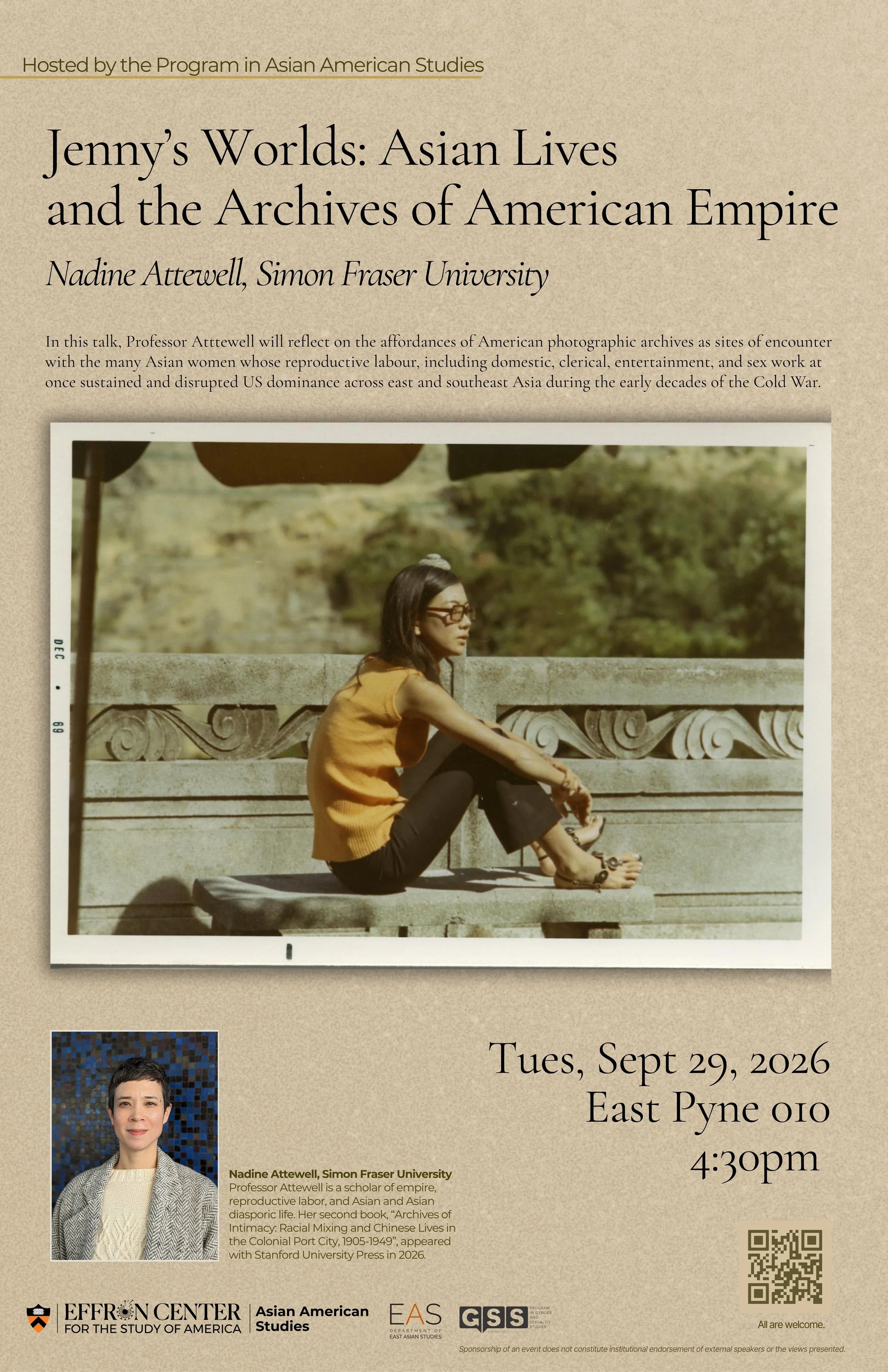 Jenny's Worlds: Asian Lives and the Archives of American Empire