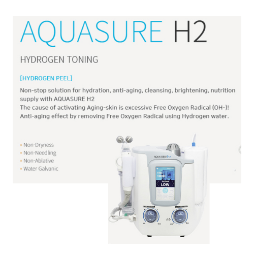 Aquasure Facial Machine, a cutting-edge skincare device with advanced technology