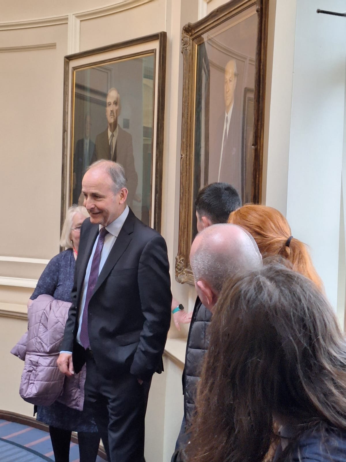 Visit to Dail Eireann