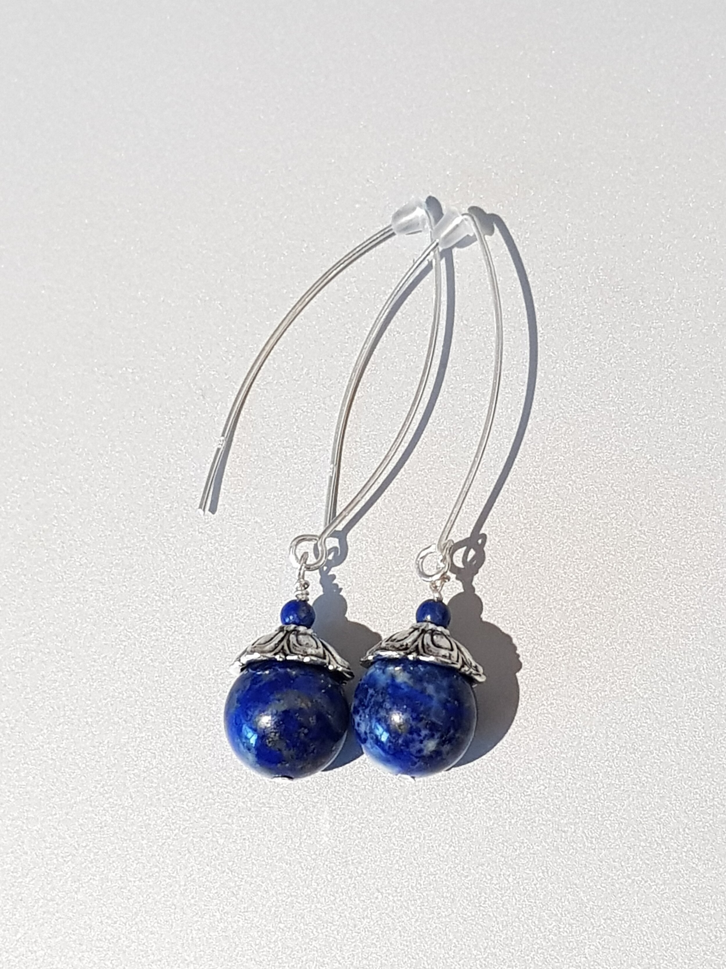 Lapis lazuli drop earrings