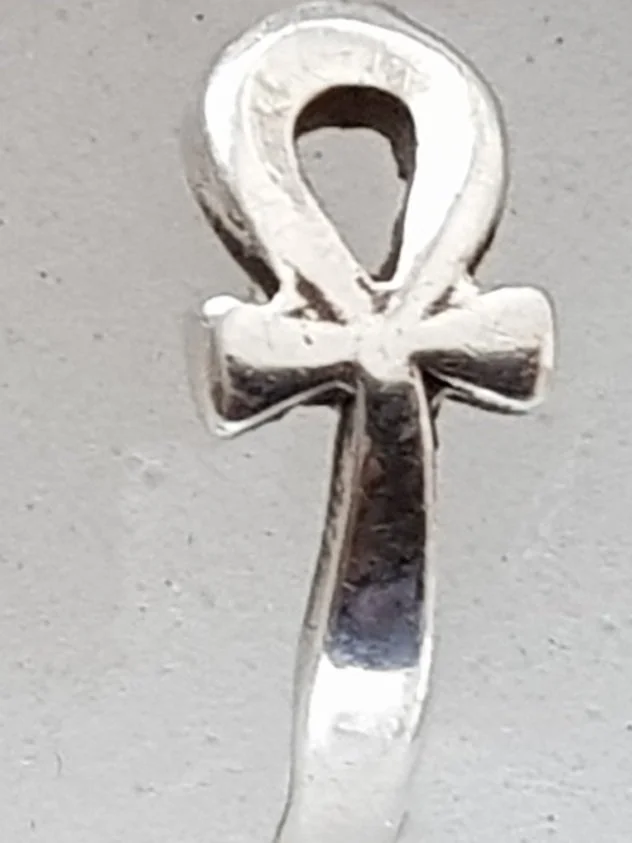 Original ankh ring in silver