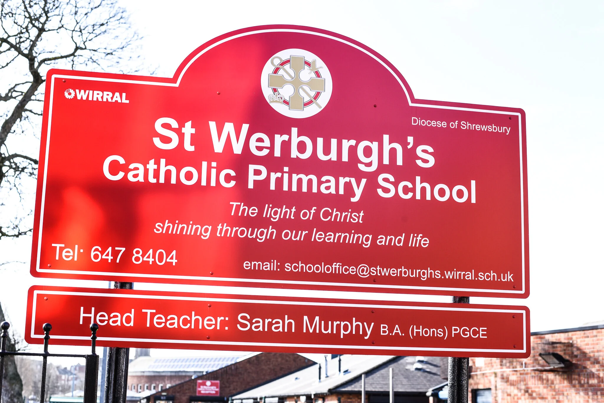 Contact Us — St Werburgh's Catholic Primary School