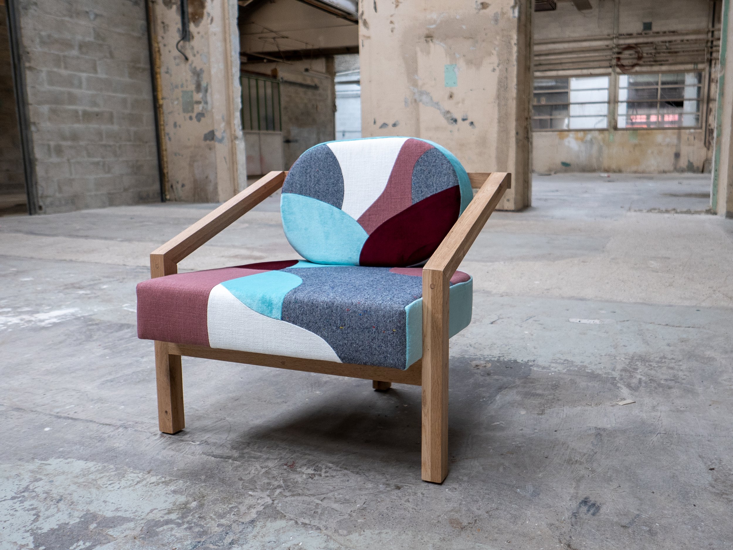 Fauteuil ecodesign collab Mudmobilier x upupup studio