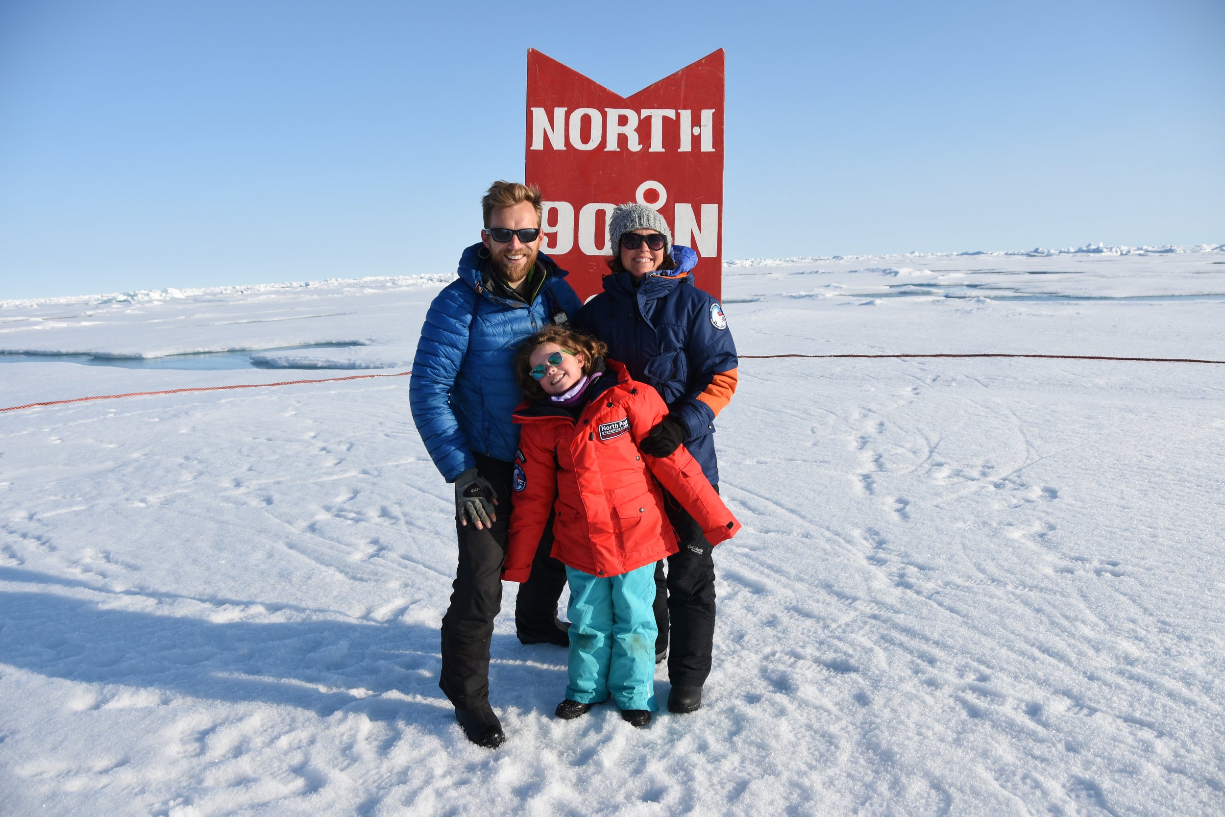 North Pole Kari Huw and Nell.JPG